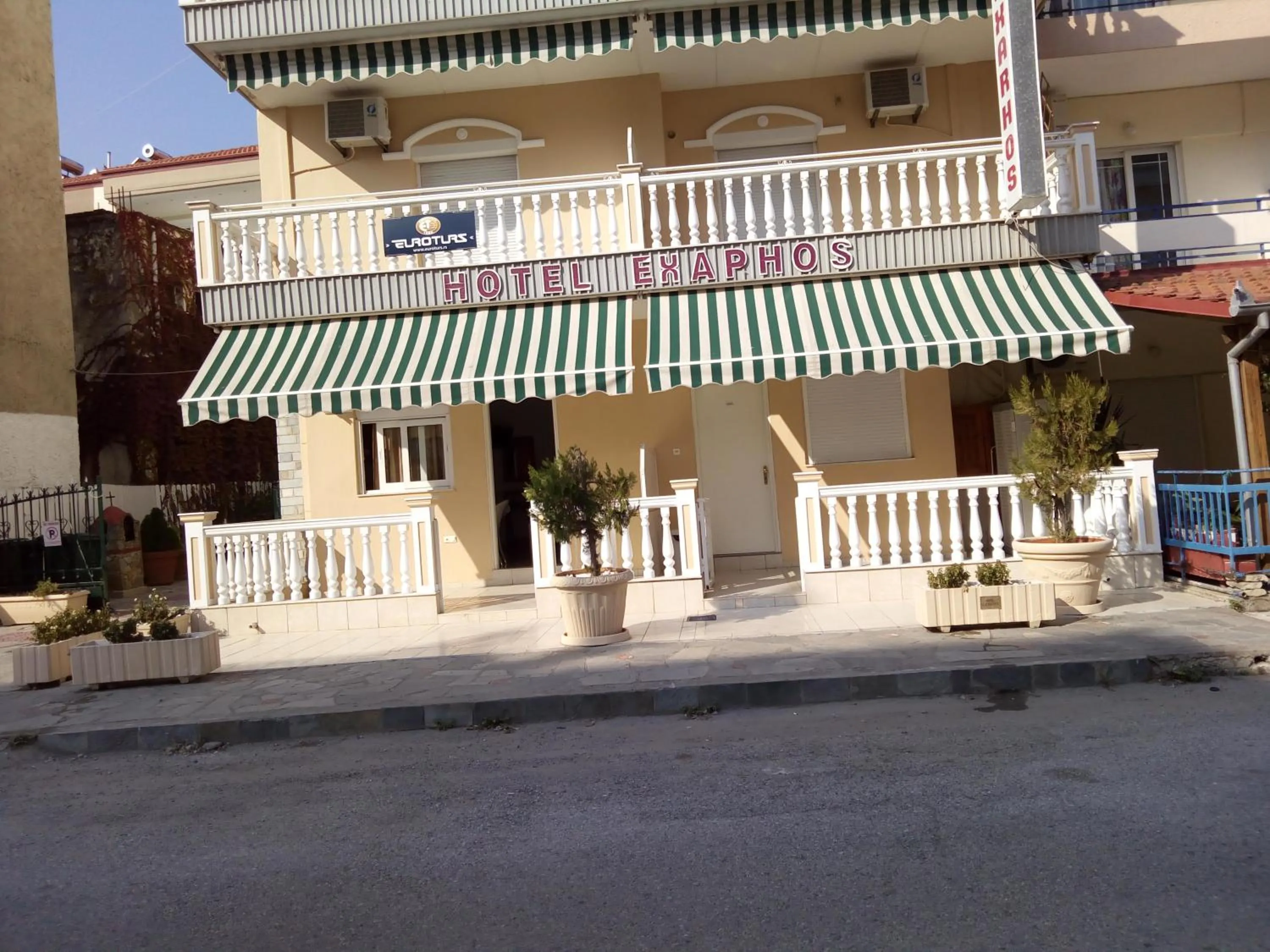 Property building in Hotel Exarhos