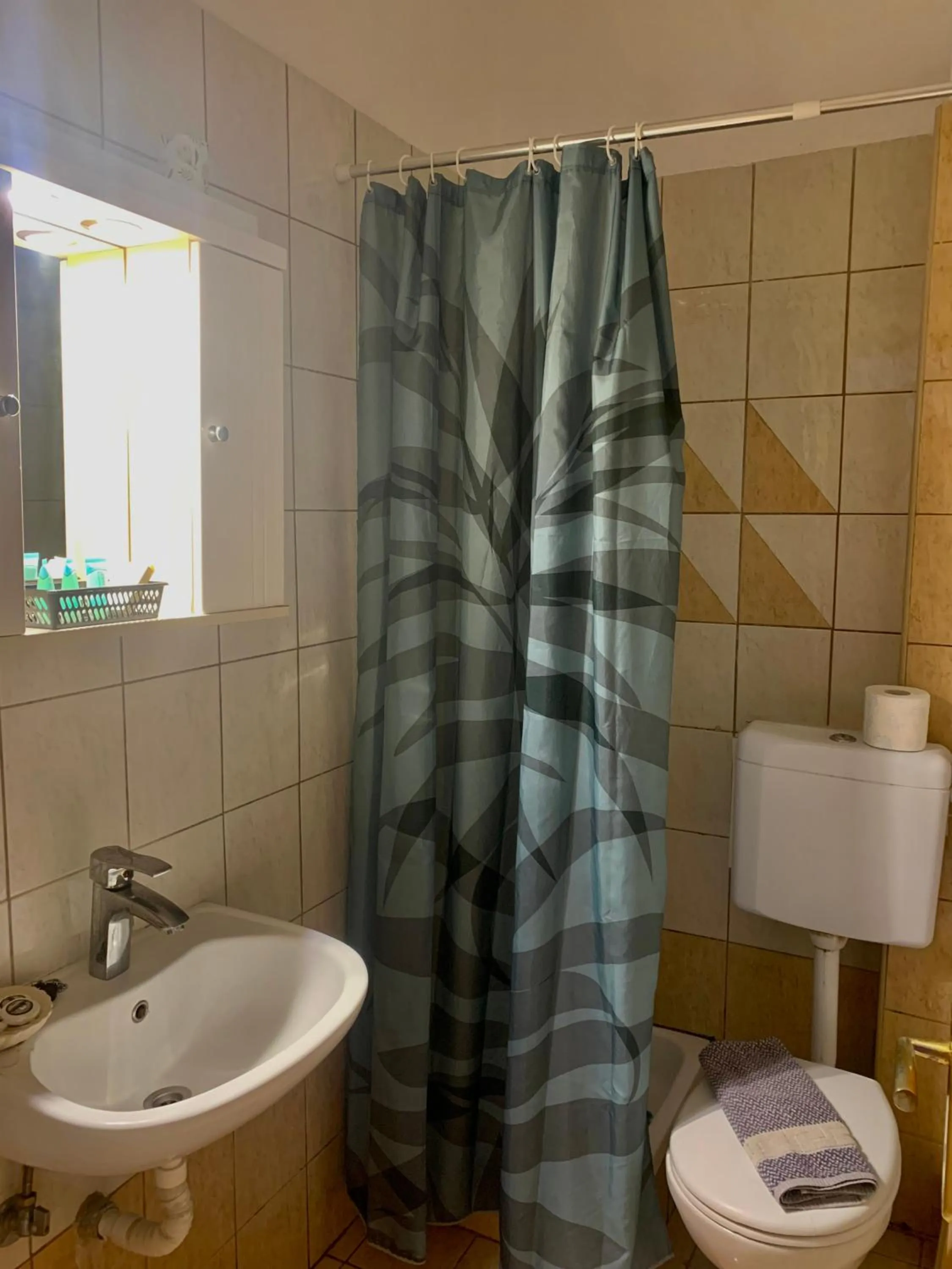 Bathroom in Hotel Exarhos