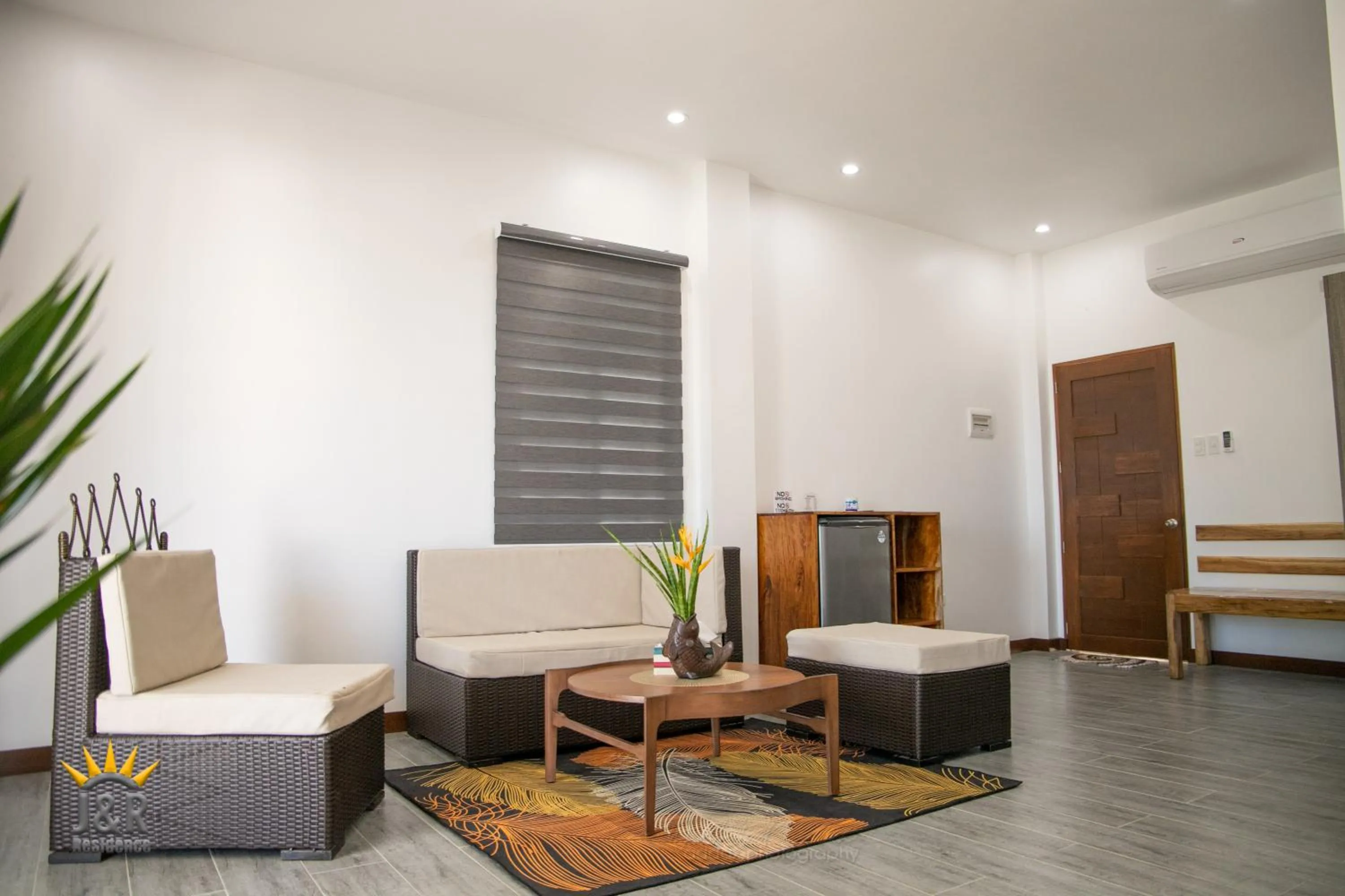 Seating area in J&R Residence