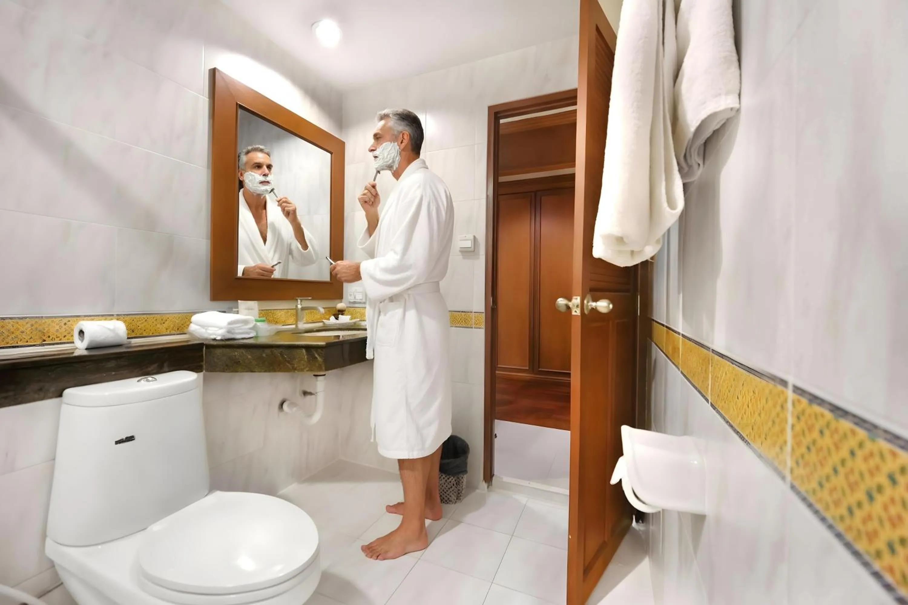 Shower in Studio Suite by Royal Ivory Nana