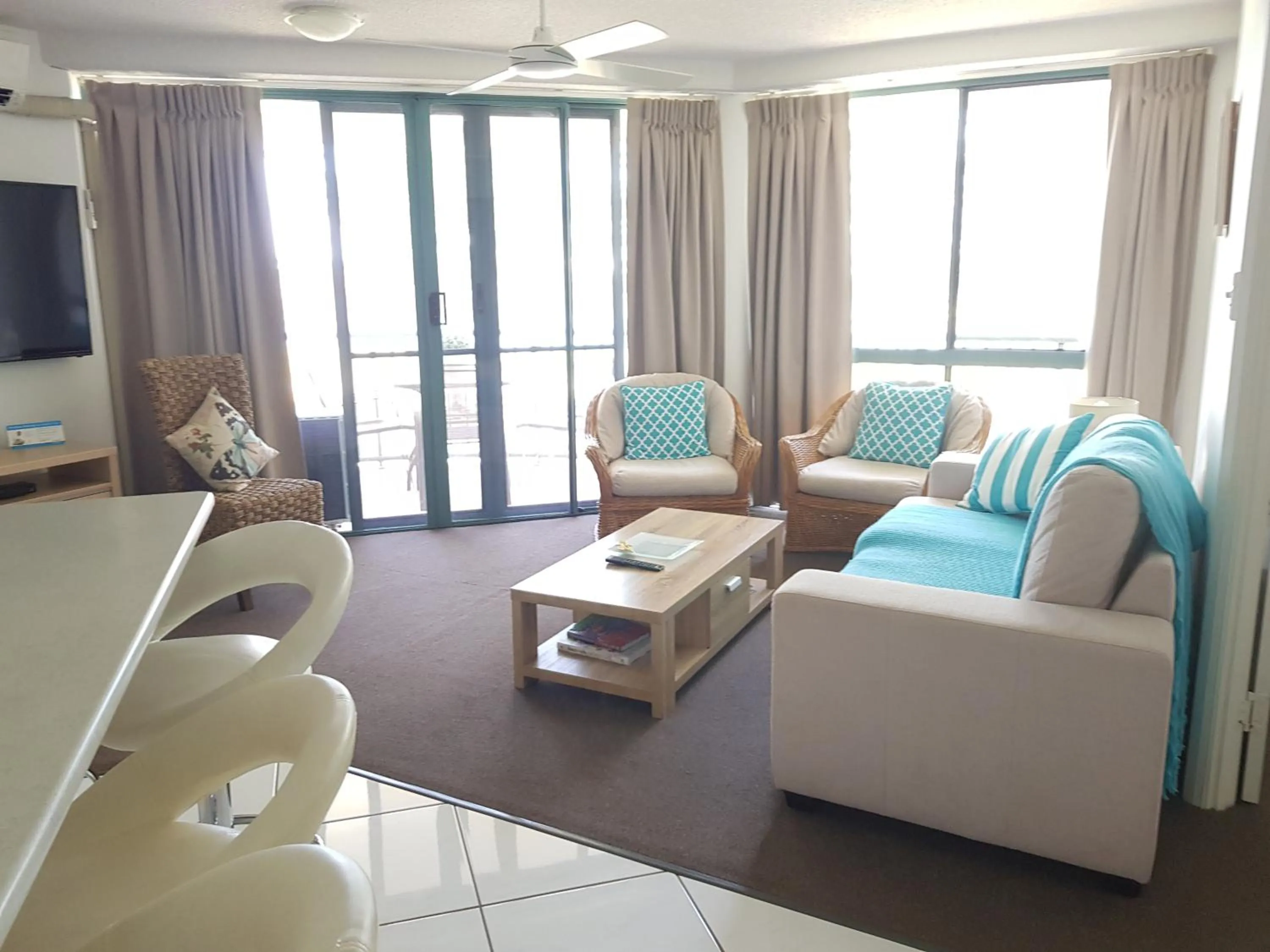 Living room in Excellsior Apartments