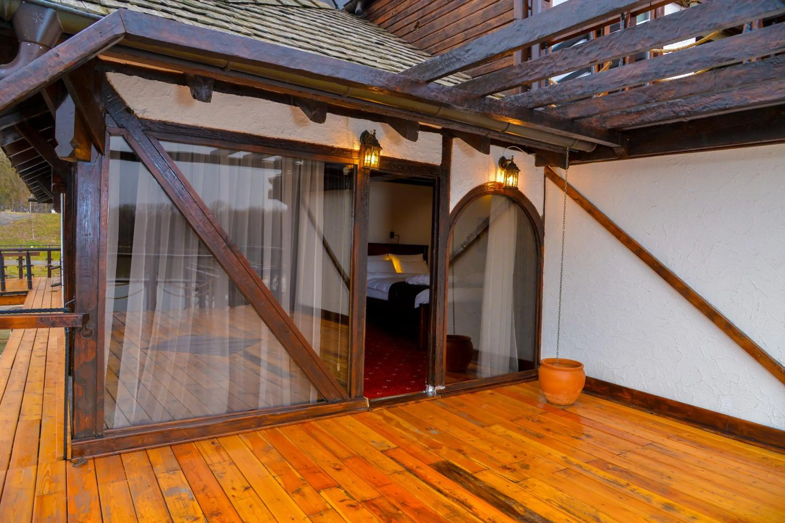 Balcony/Terrace in Bahus Inn