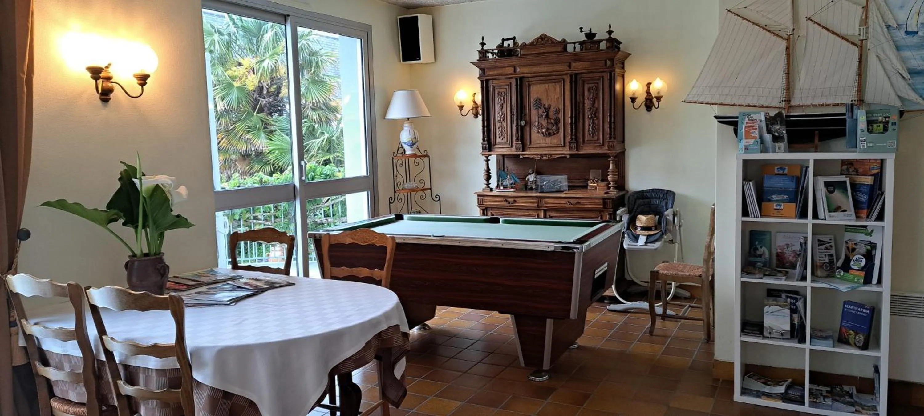 Billiard in Hotel Ker Vennaik