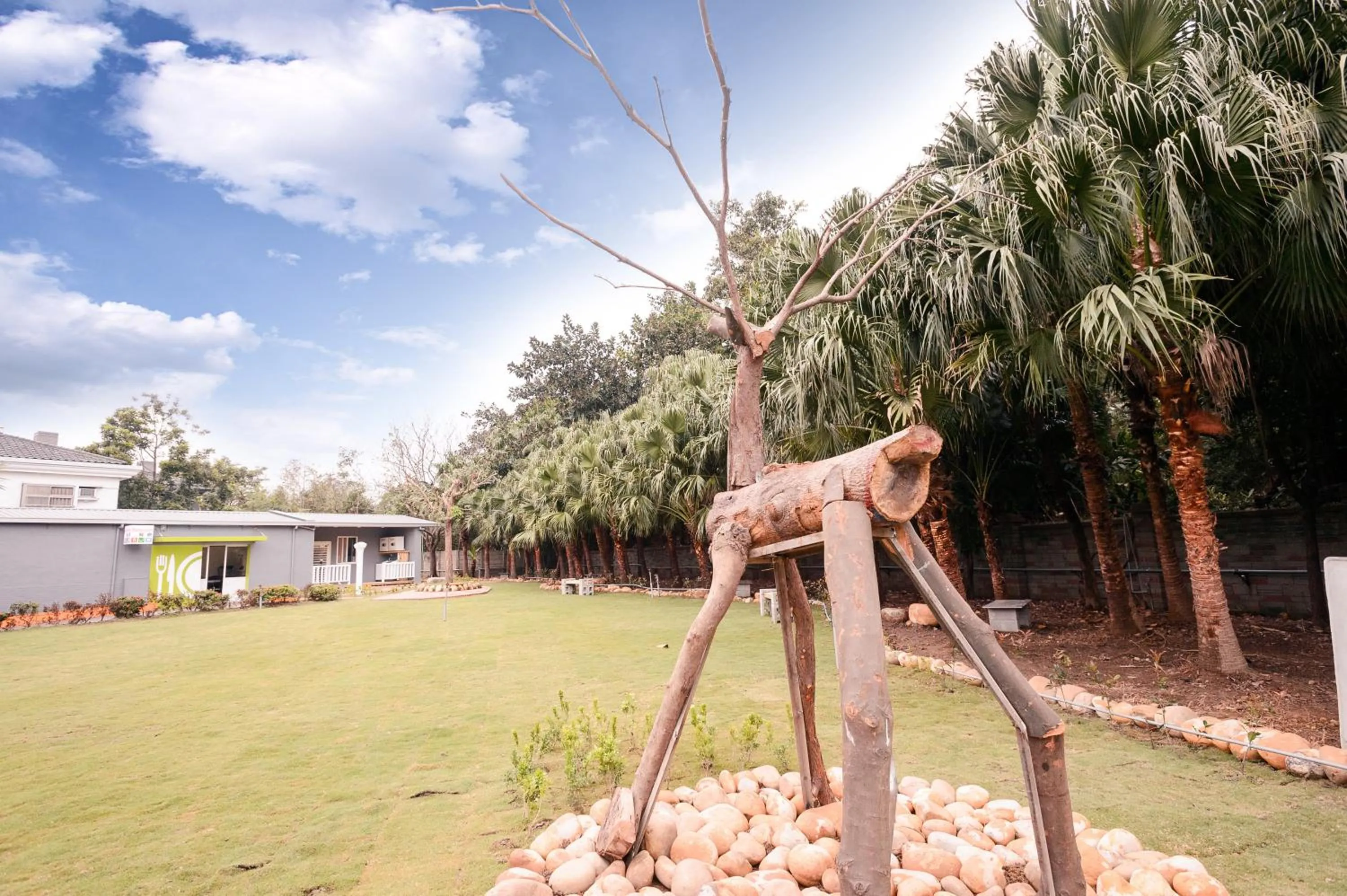 Garden in Guest Motel-Zhubei