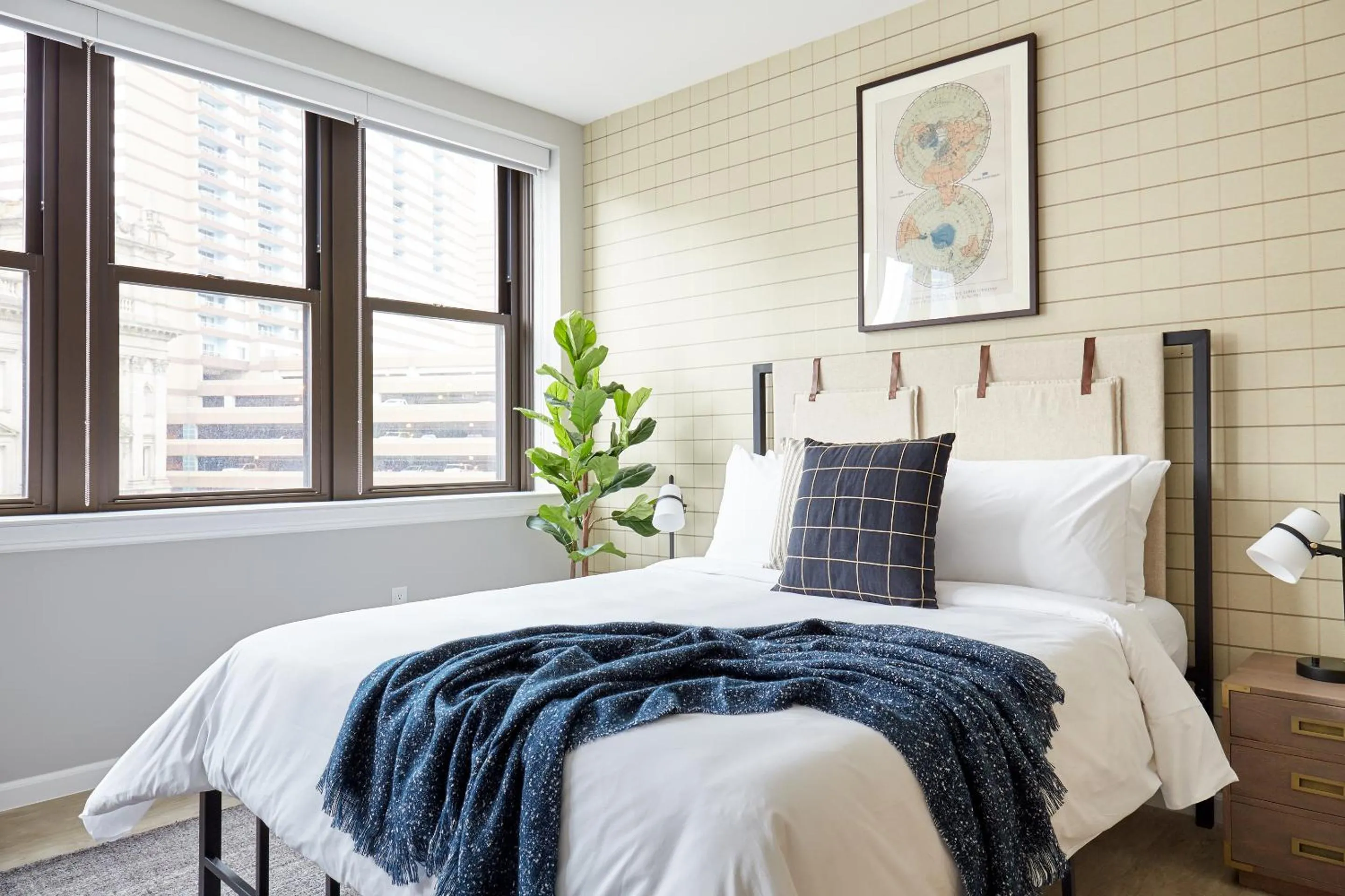 Bed in Kasa Cadillac Square Detroit