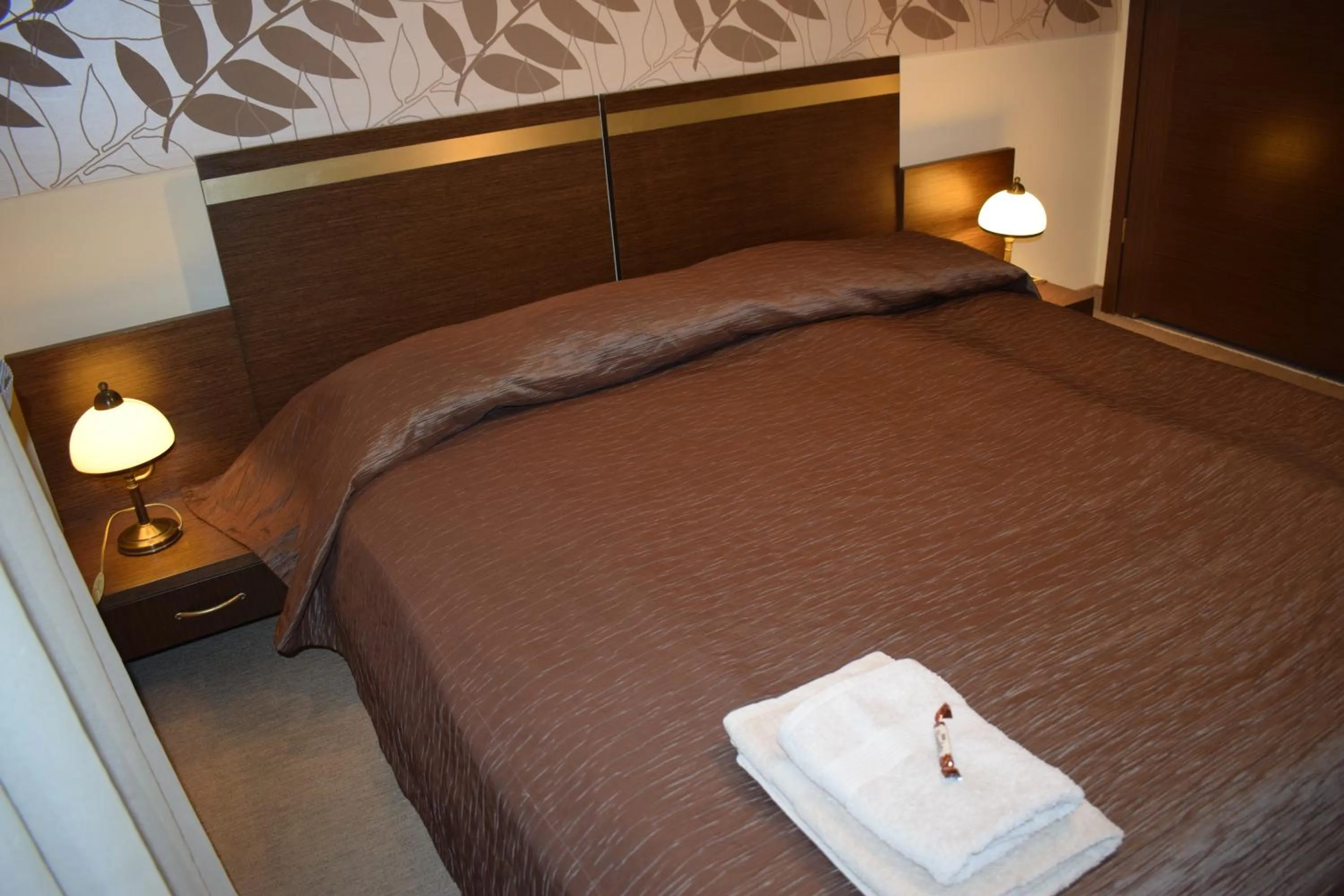 Bed in Hotel Orlik