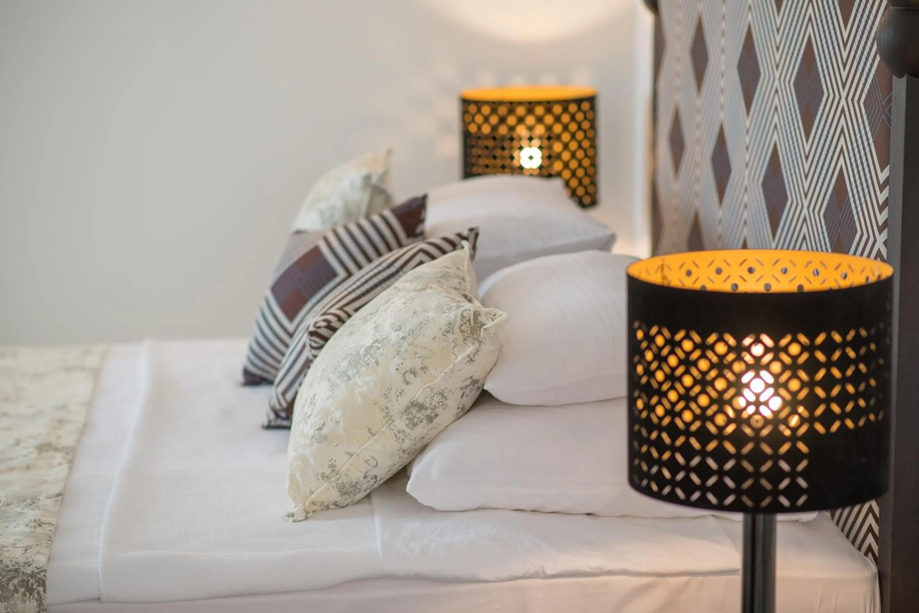 Bed in Conte Hotel & Restaurant