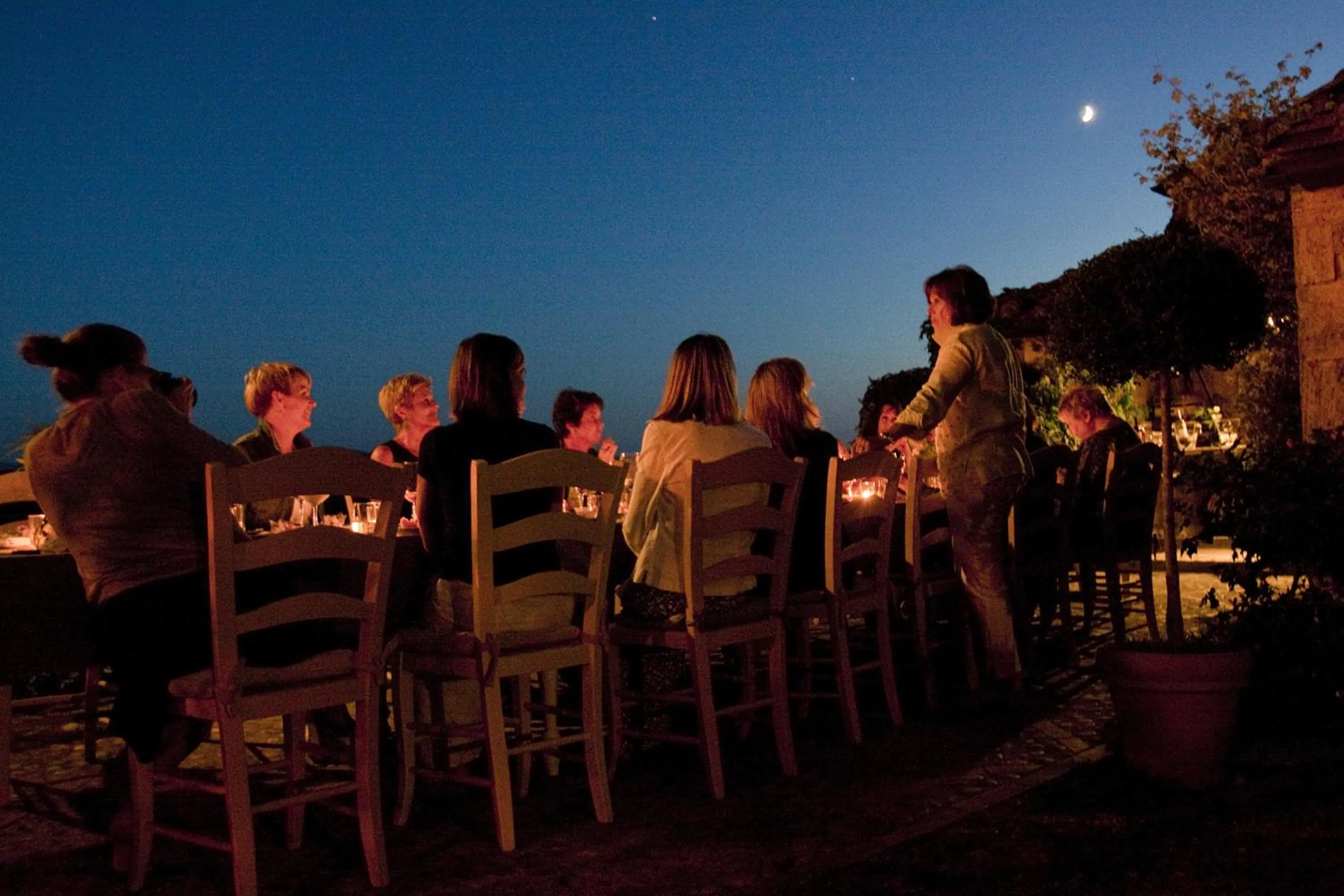 Night in Villa Montecastello