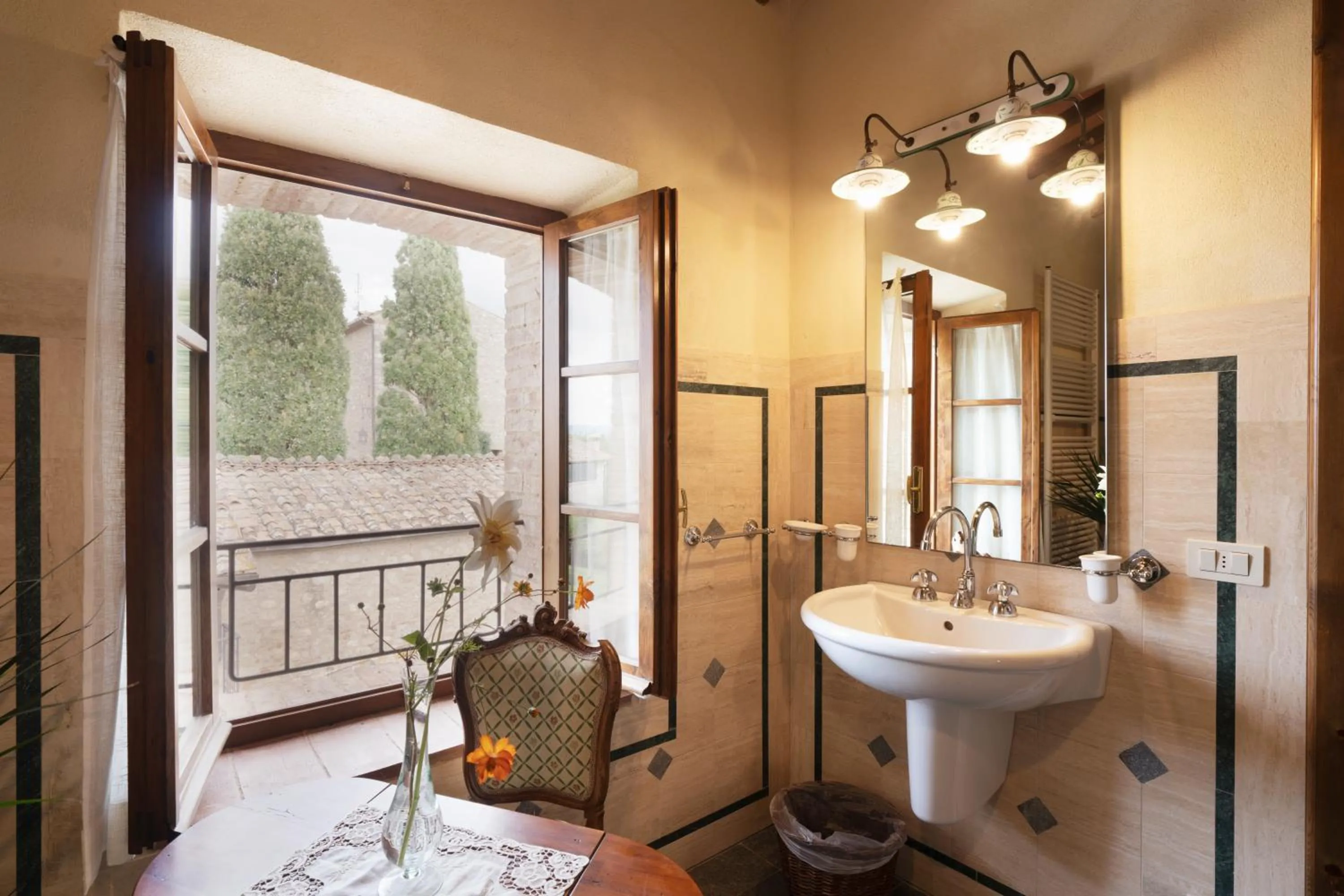 Bathroom in Villa Montecastello