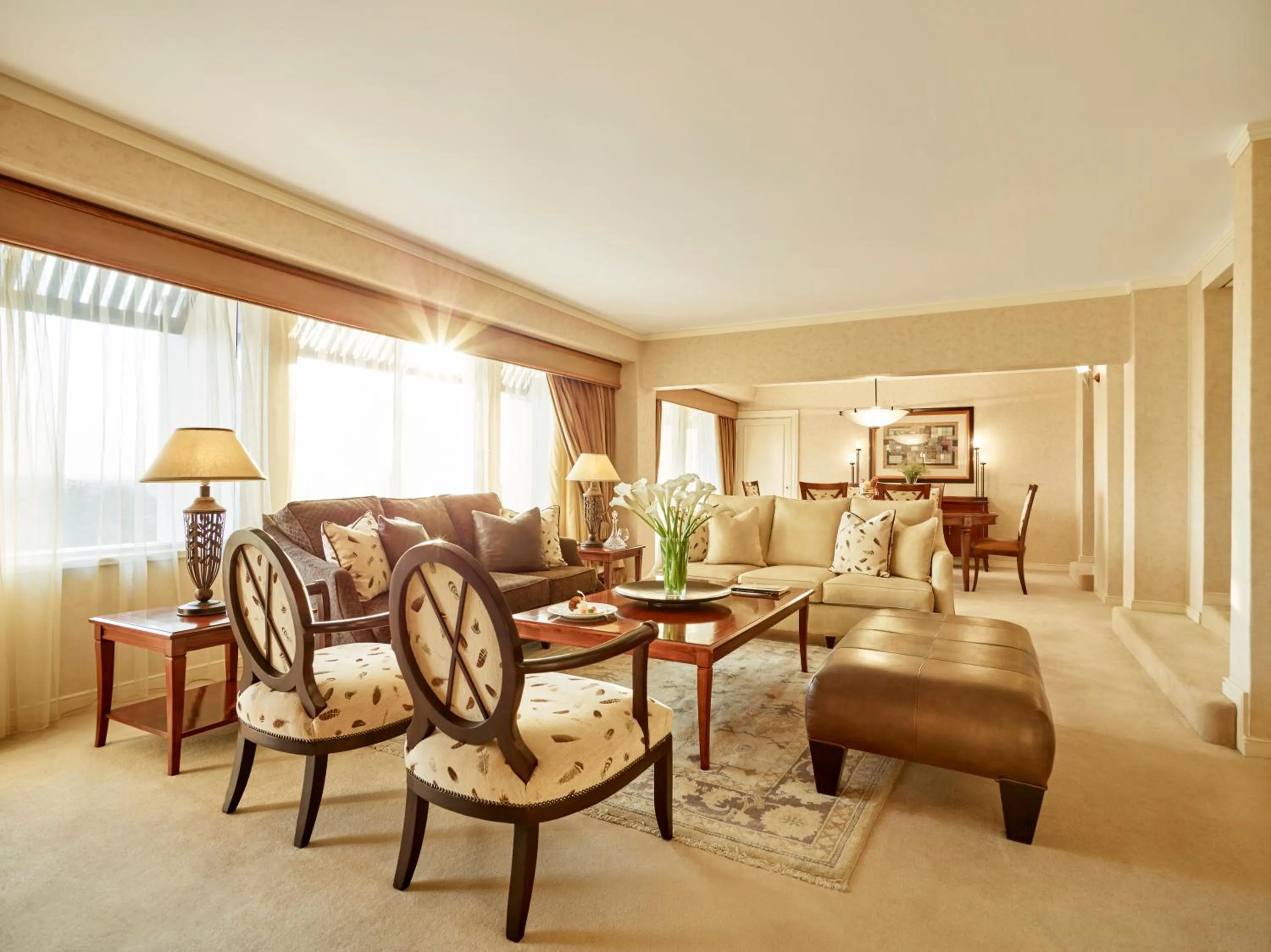 Living room in The Pamodzi Hotel