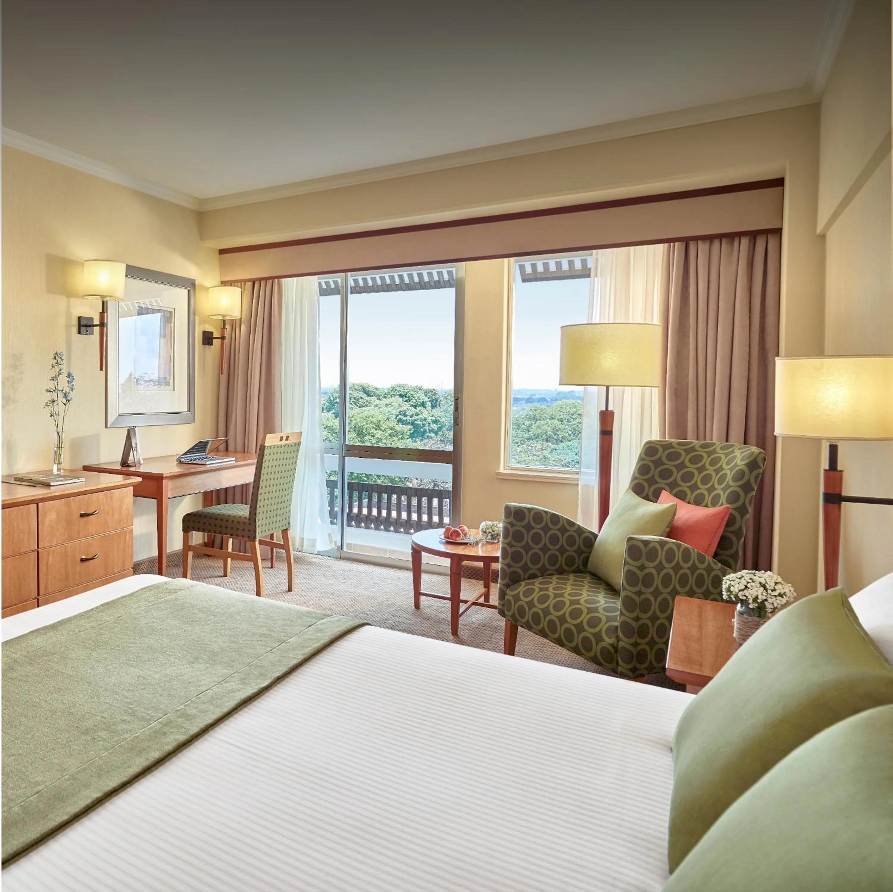 Bed in The Pamodzi Hotel