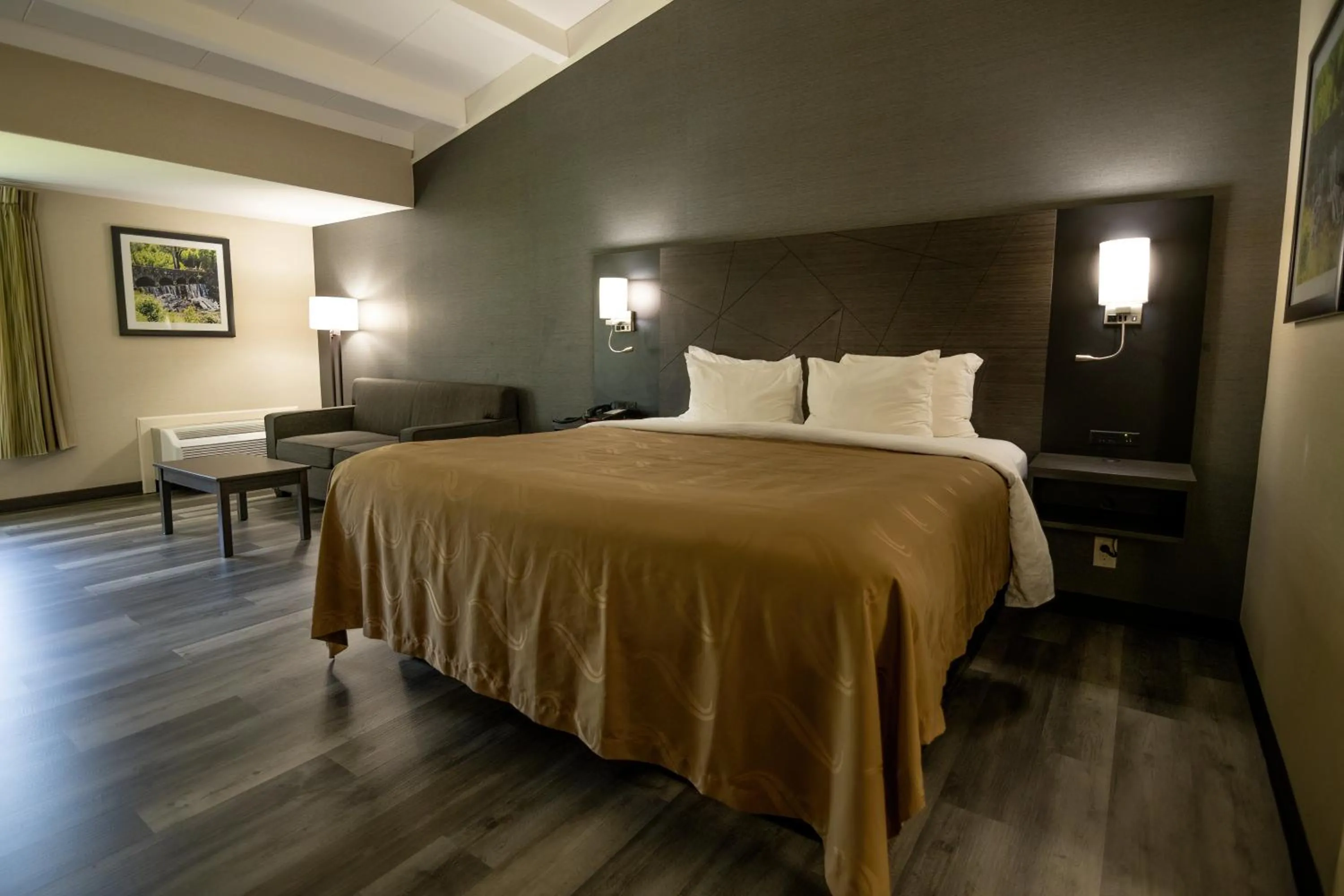 Bed in Quality Inn & Suites Danbury near University