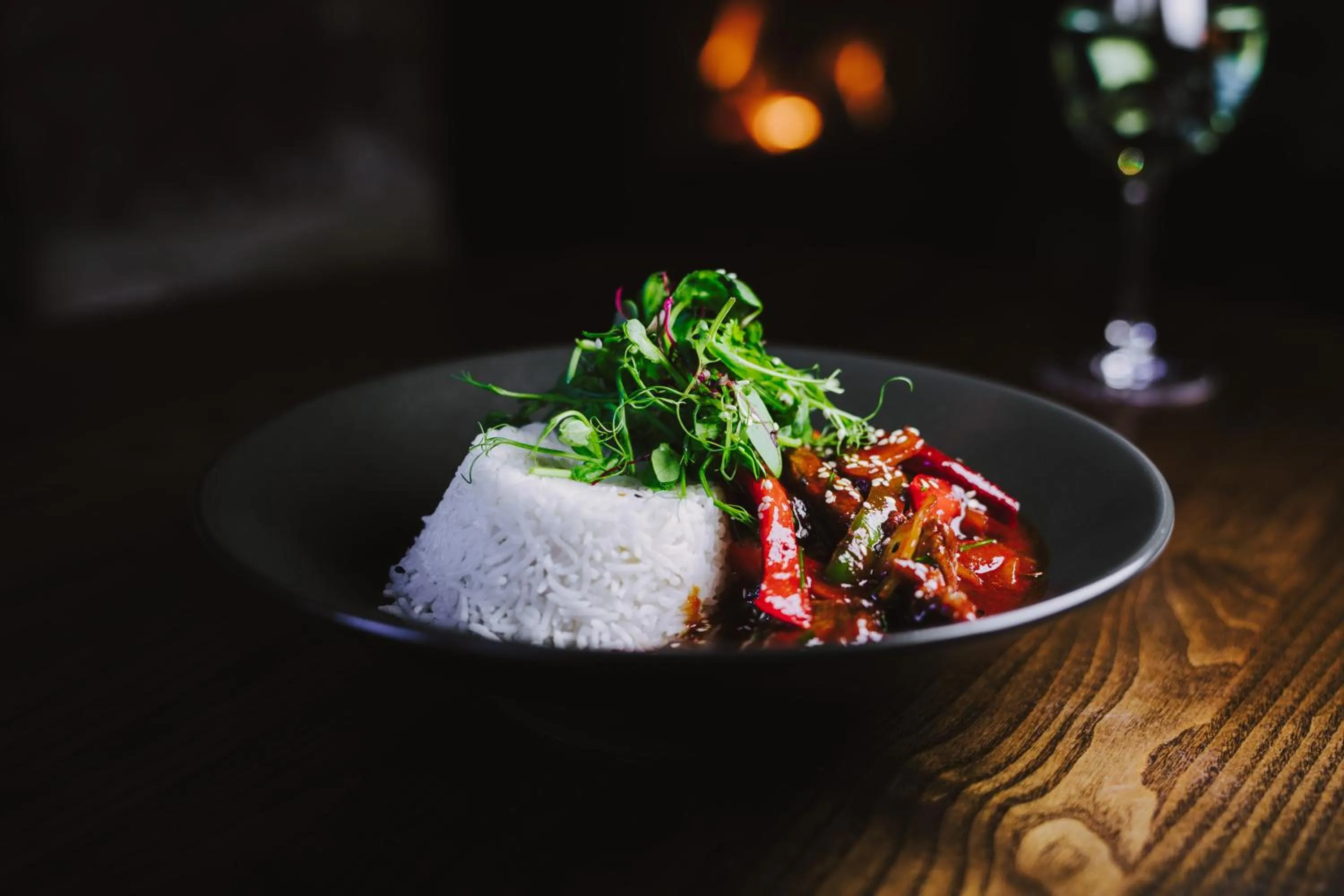 Food in Black Horse Hotel