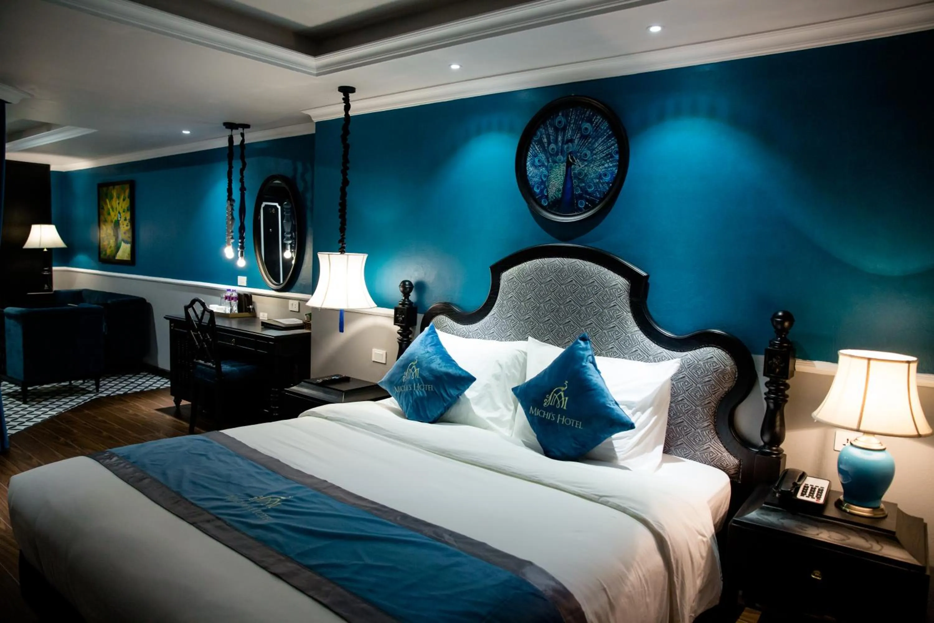 Bed in Michi's hotel laocai