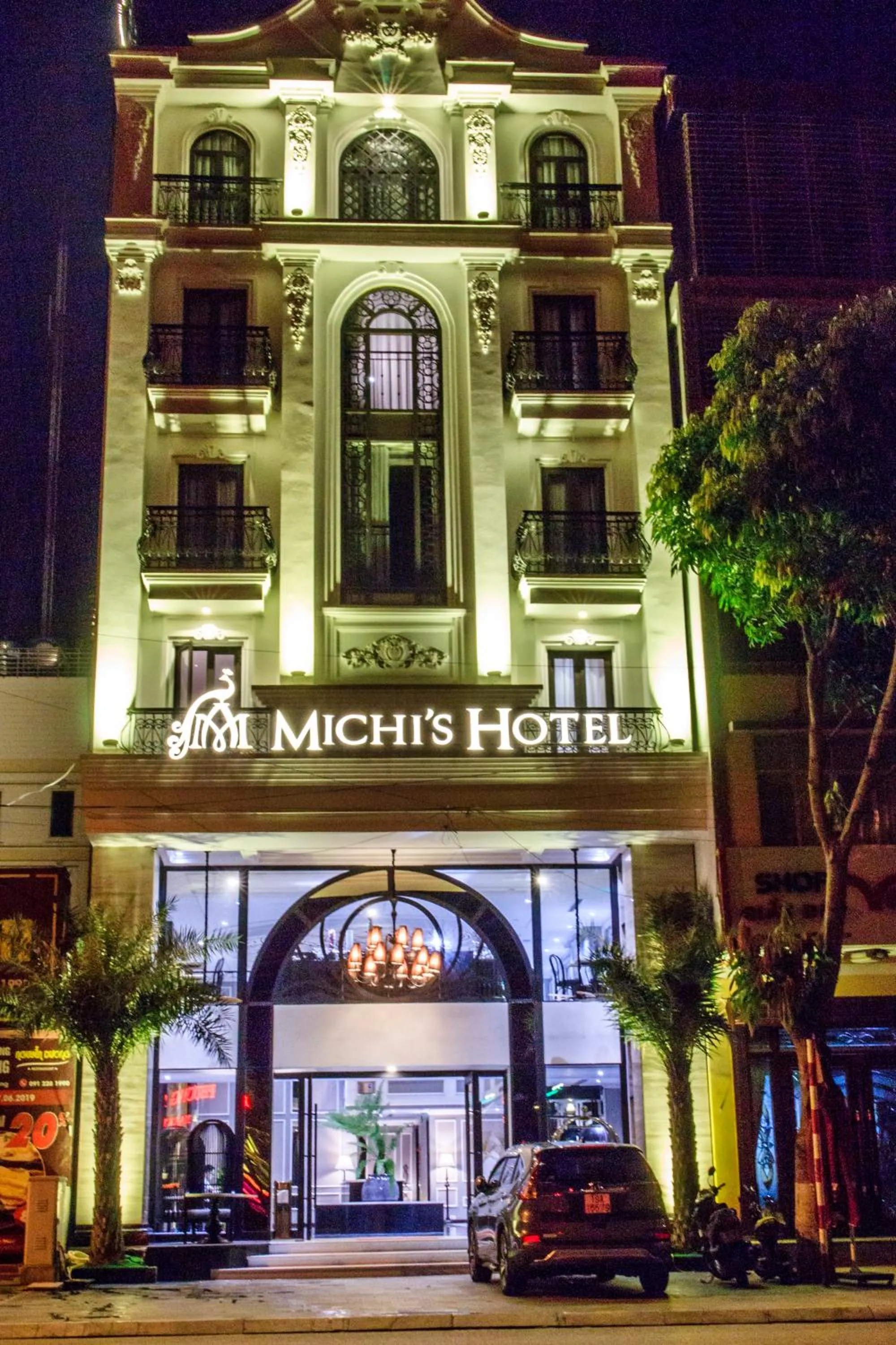 Property building in Michi's hotel laocai