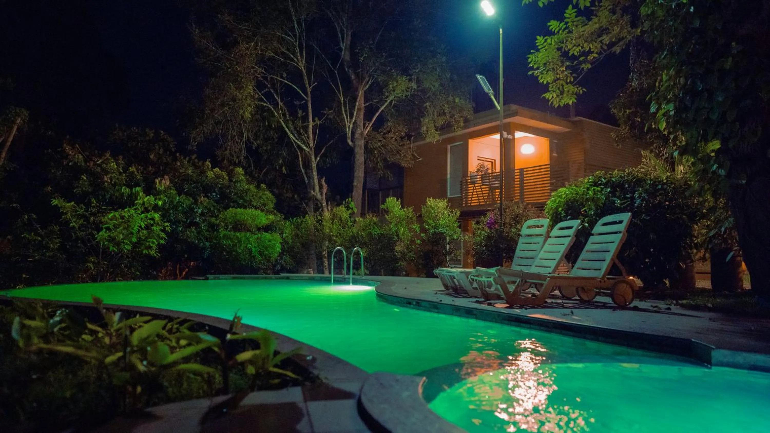 Pool view in Kuruva Island Resort And Spa - By KABINI BREEZE