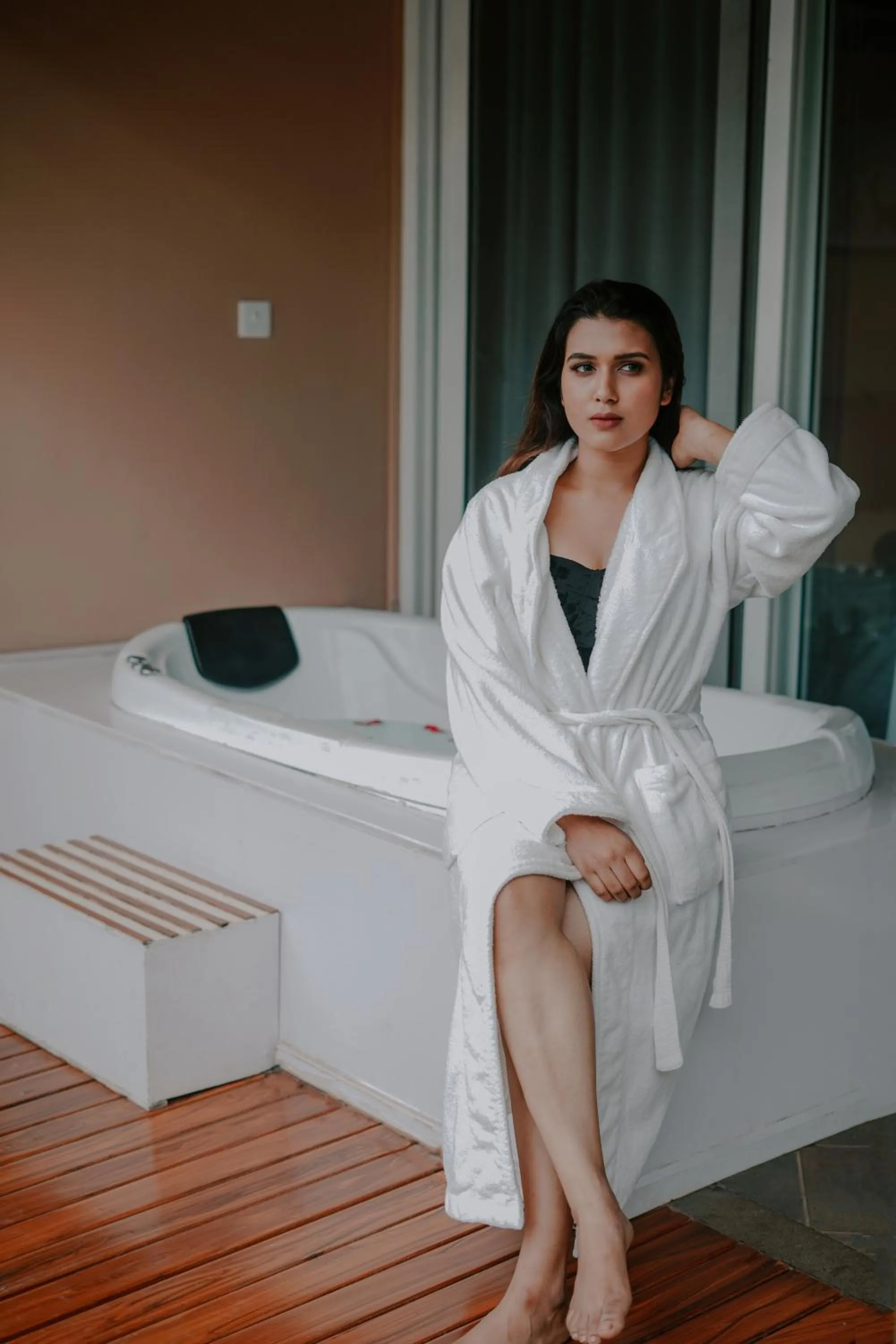 Pool view in Kuruva Island Resort And Spa - By KABINI BREEZE