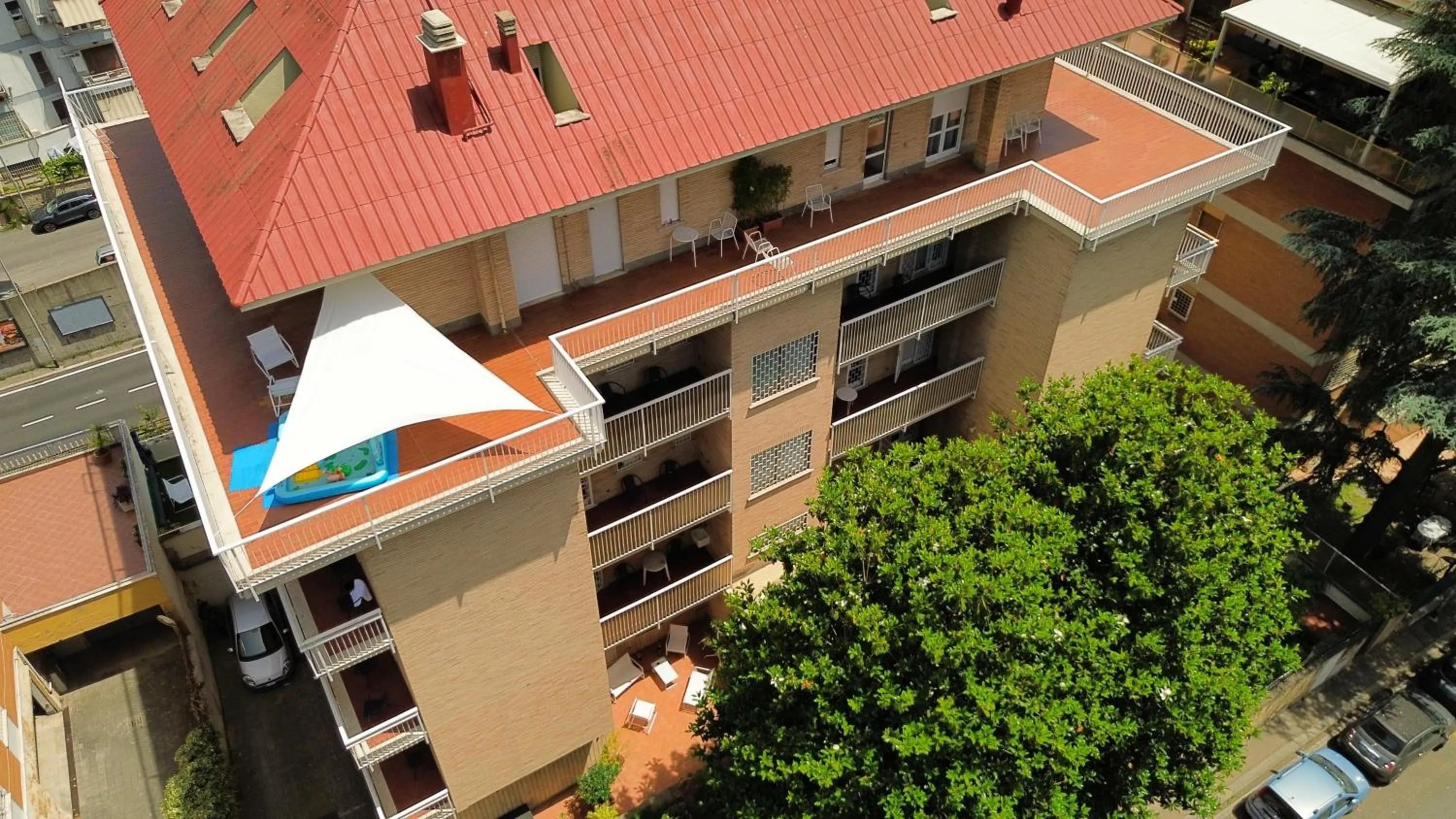 Bird's eye view in Villa Angeli