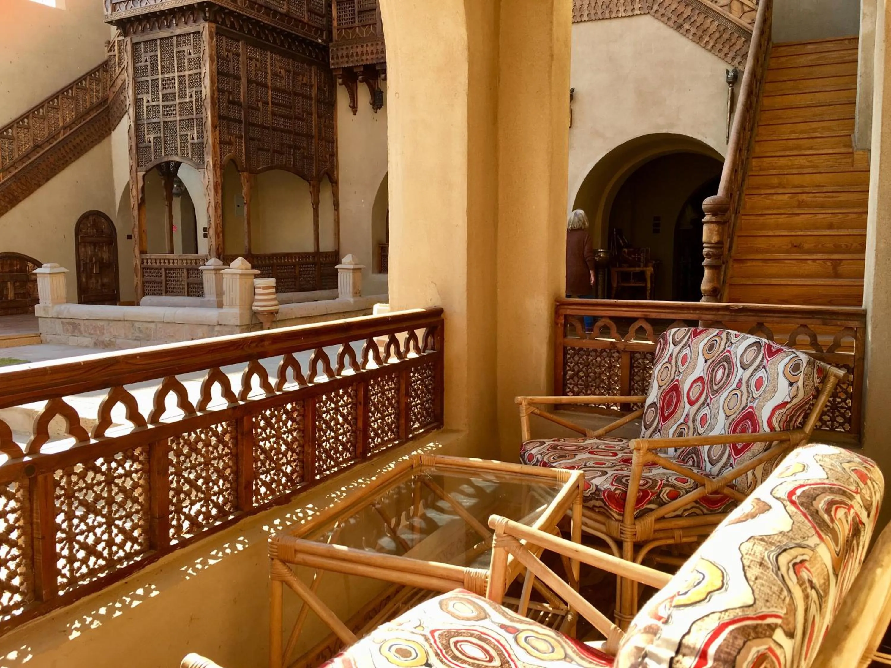 Inner courtyard view in Djorff Palace