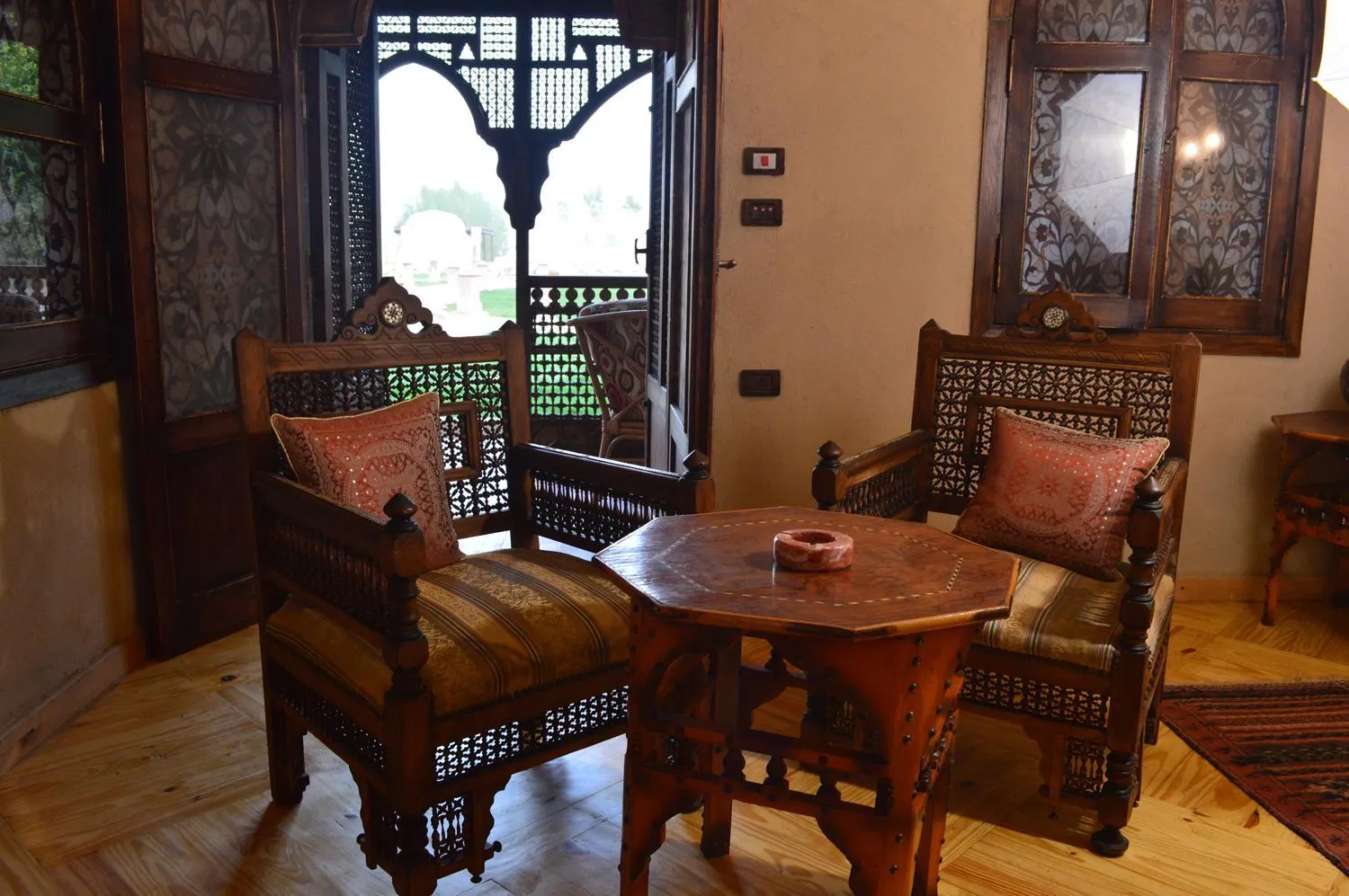 Seating area in Djorff Palace