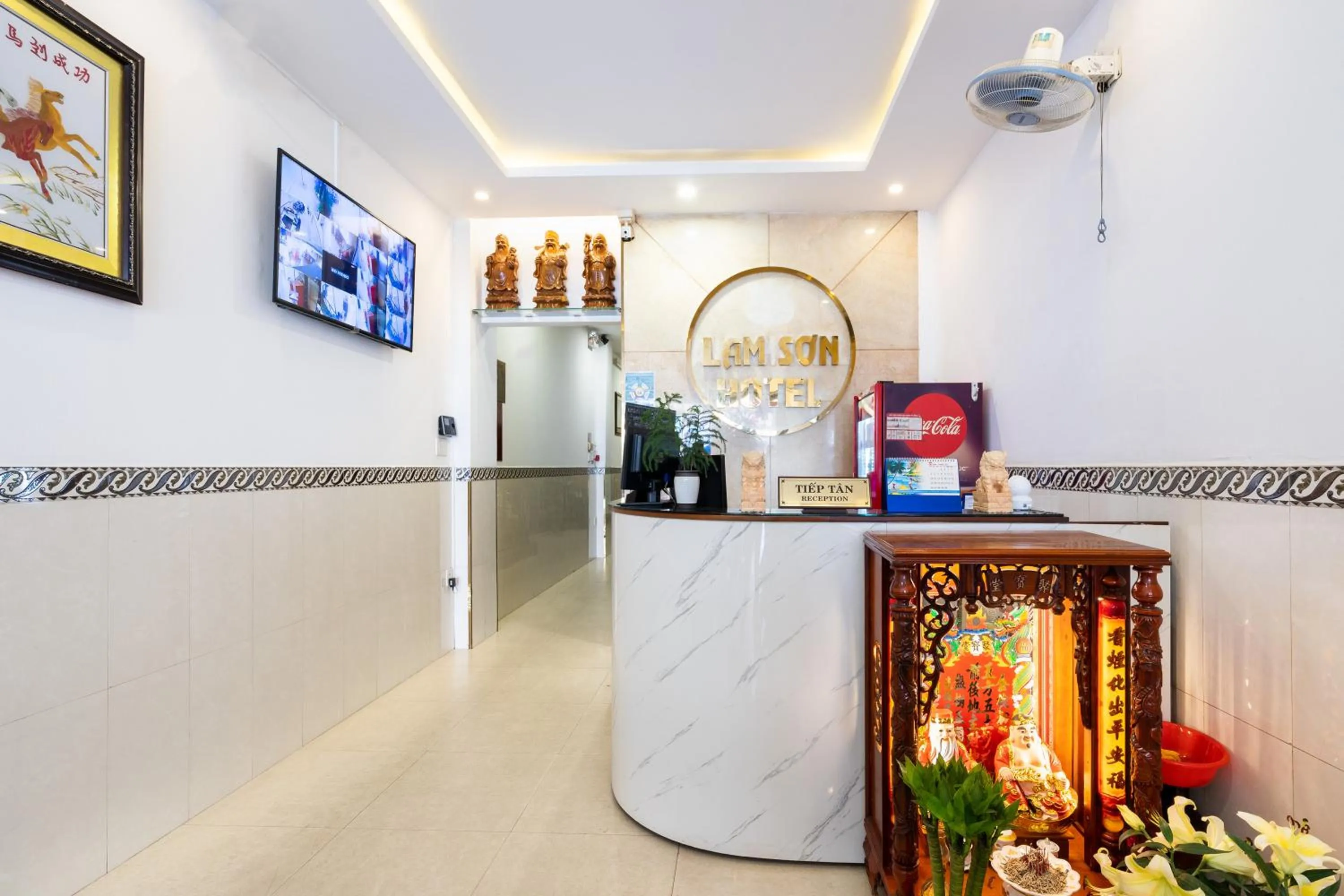 Lobby or reception in Lam Sơn Hotel