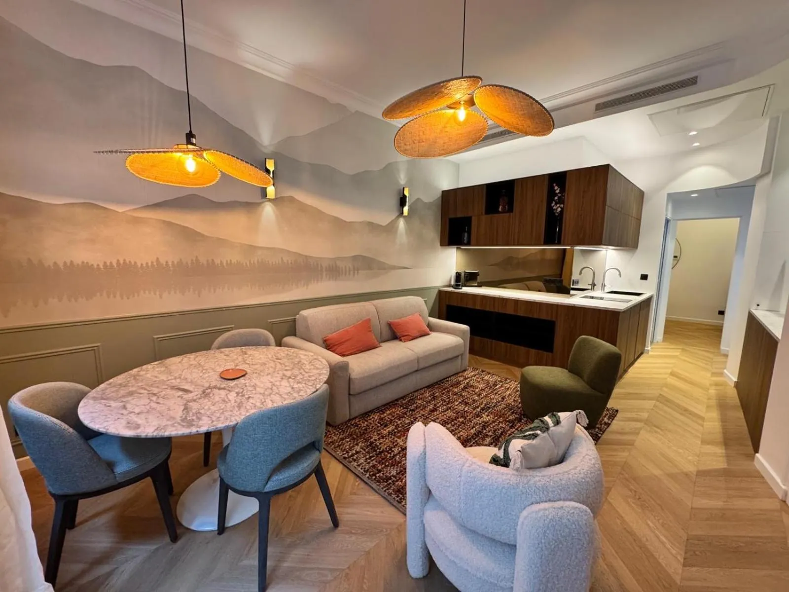 Living room in Hôtel Etoile Trocadéro