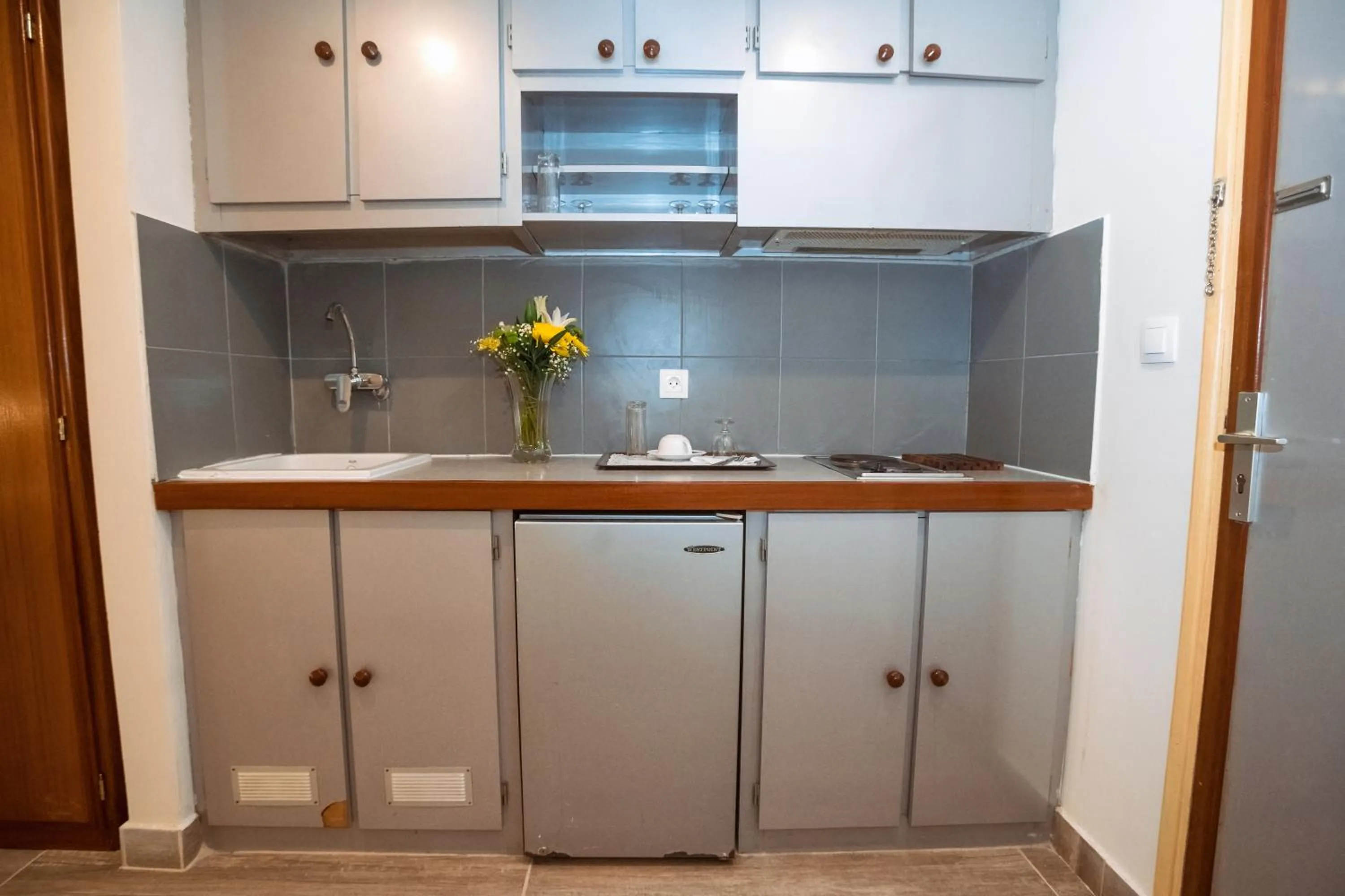 Kitchen or kitchenette in Café de Rome