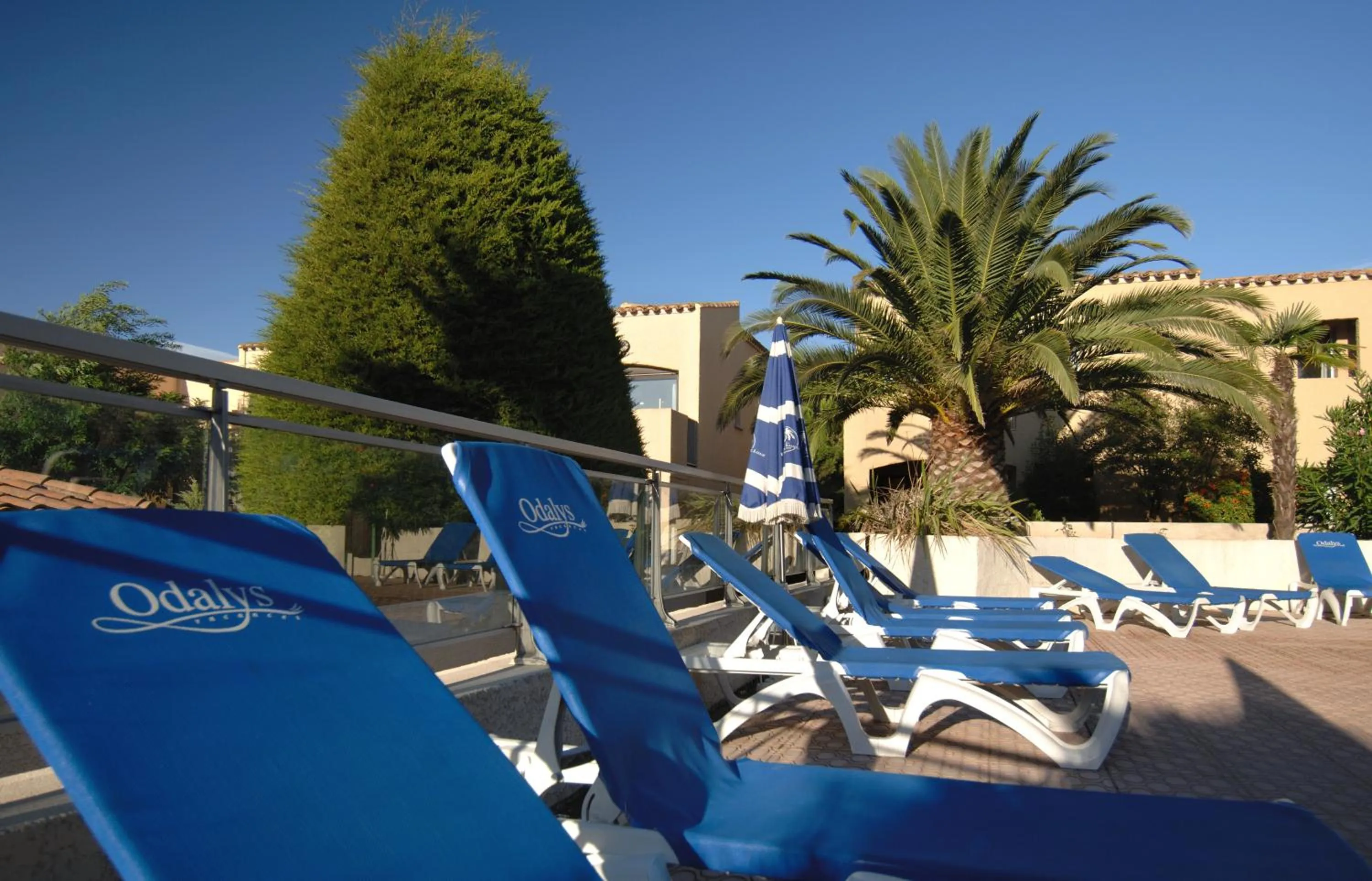 Balcony/Terrace in Résidence Odalys Saint Loup