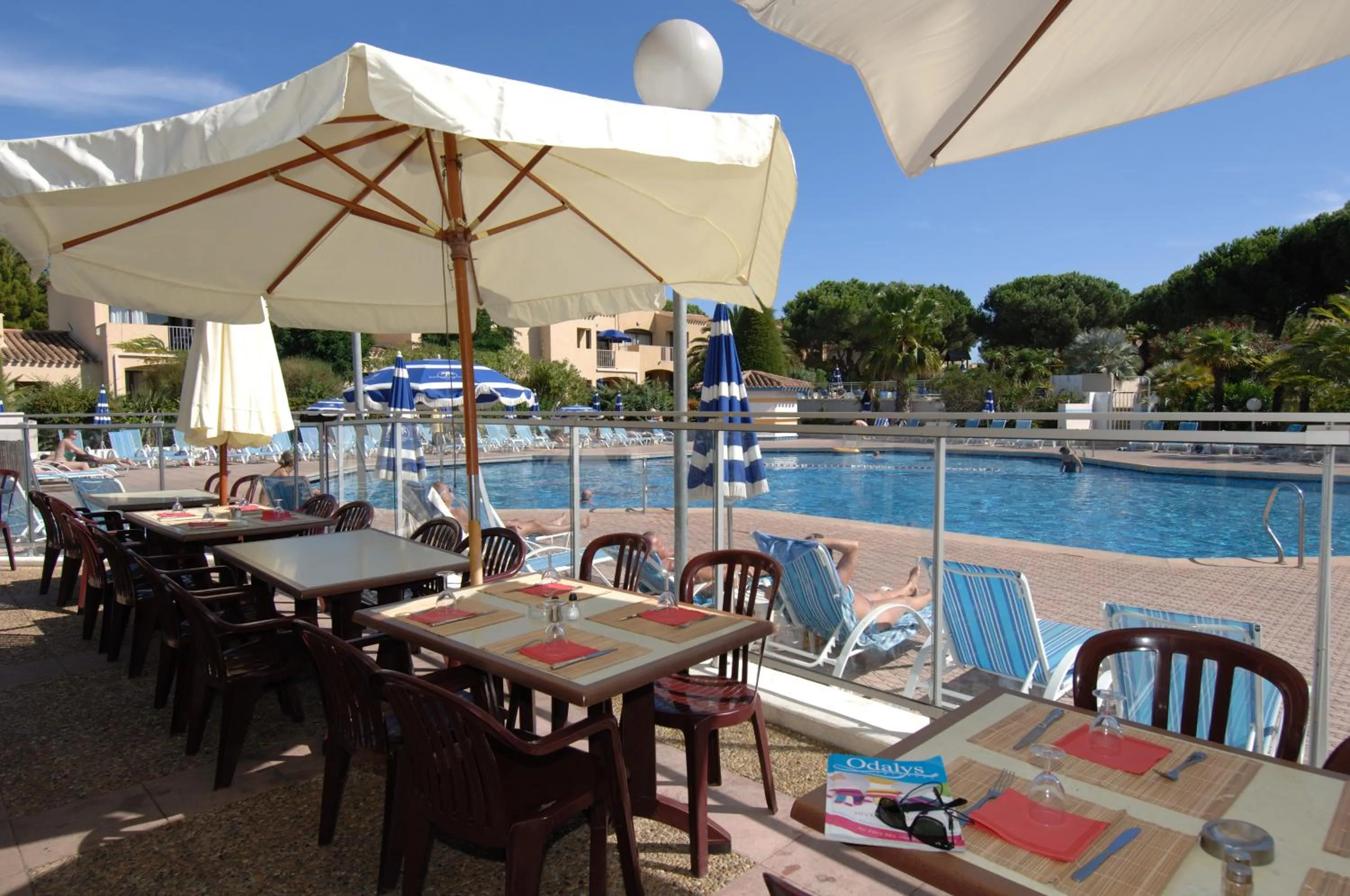 Balcony/Terrace in Résidence Odalys Saint Loup