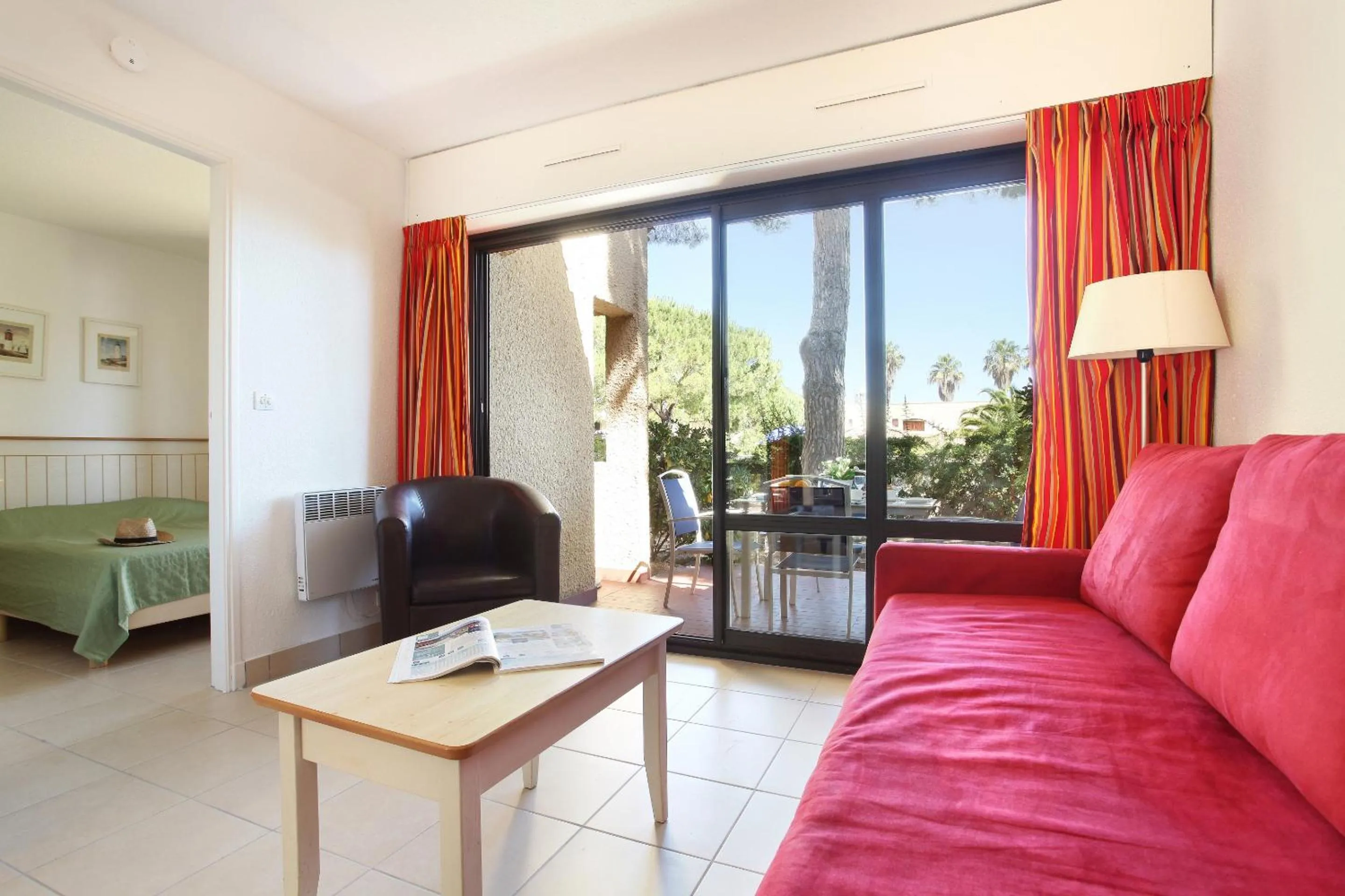 Seating area in Résidence Odalys Saint Loup