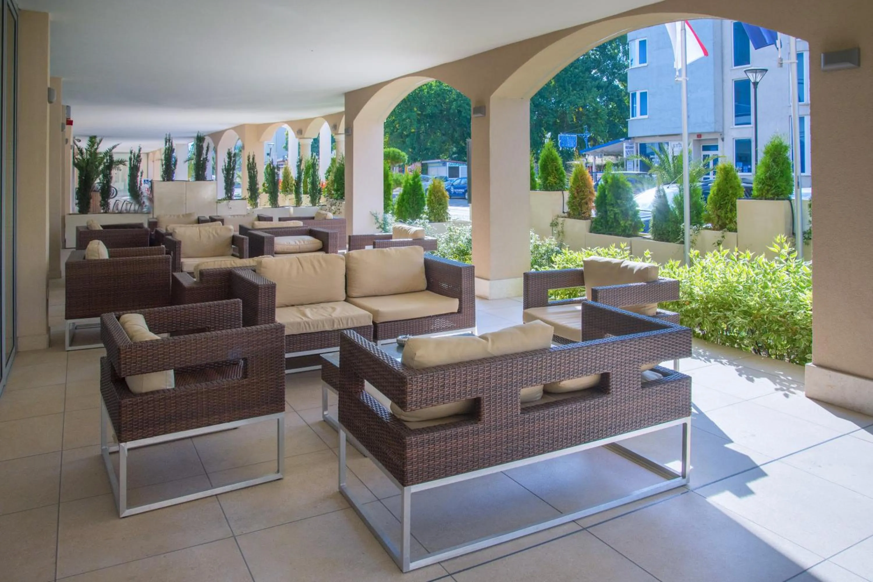 Patio in Belvedere Hotel - All inclusive
