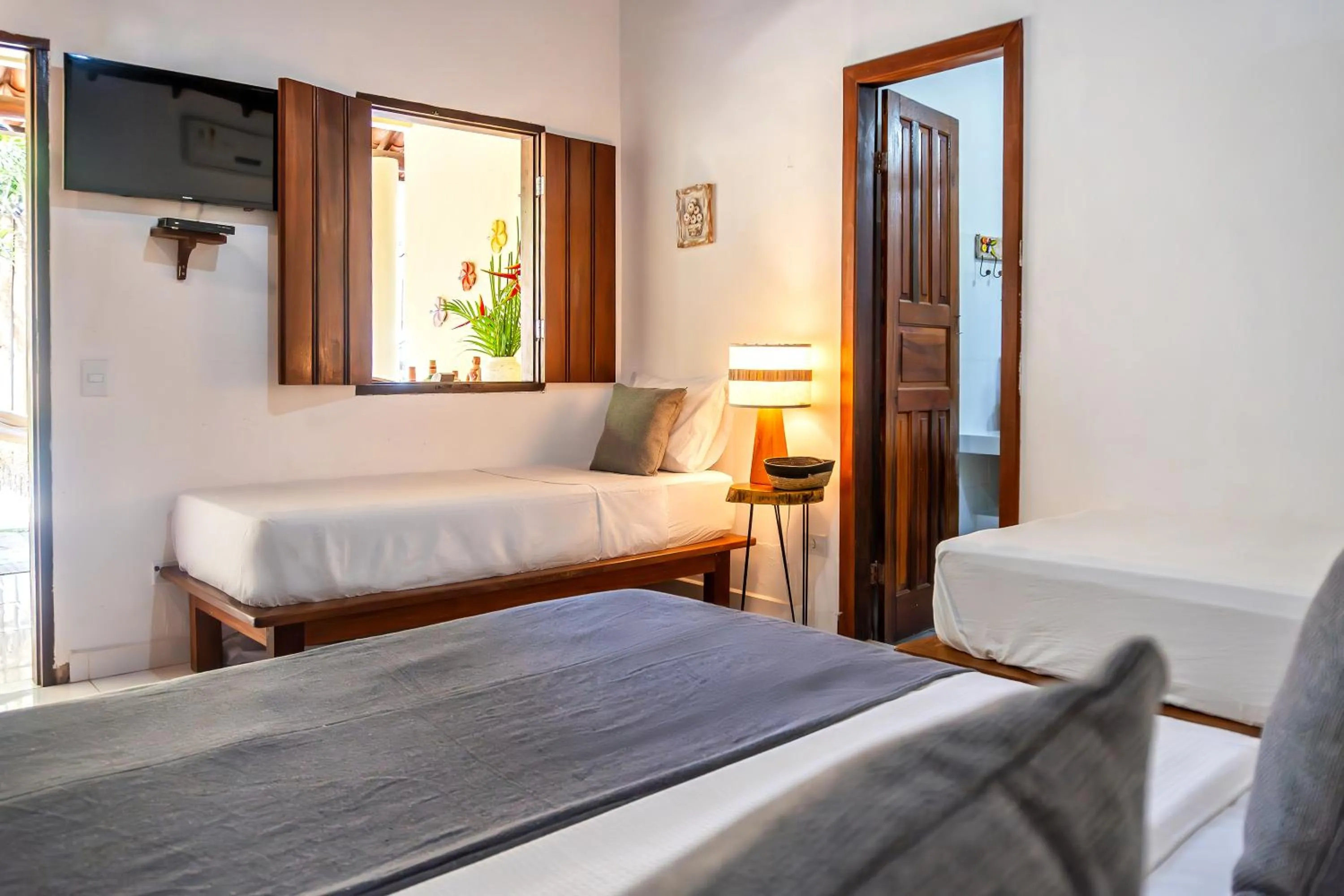 Bed in Pousada Campestre