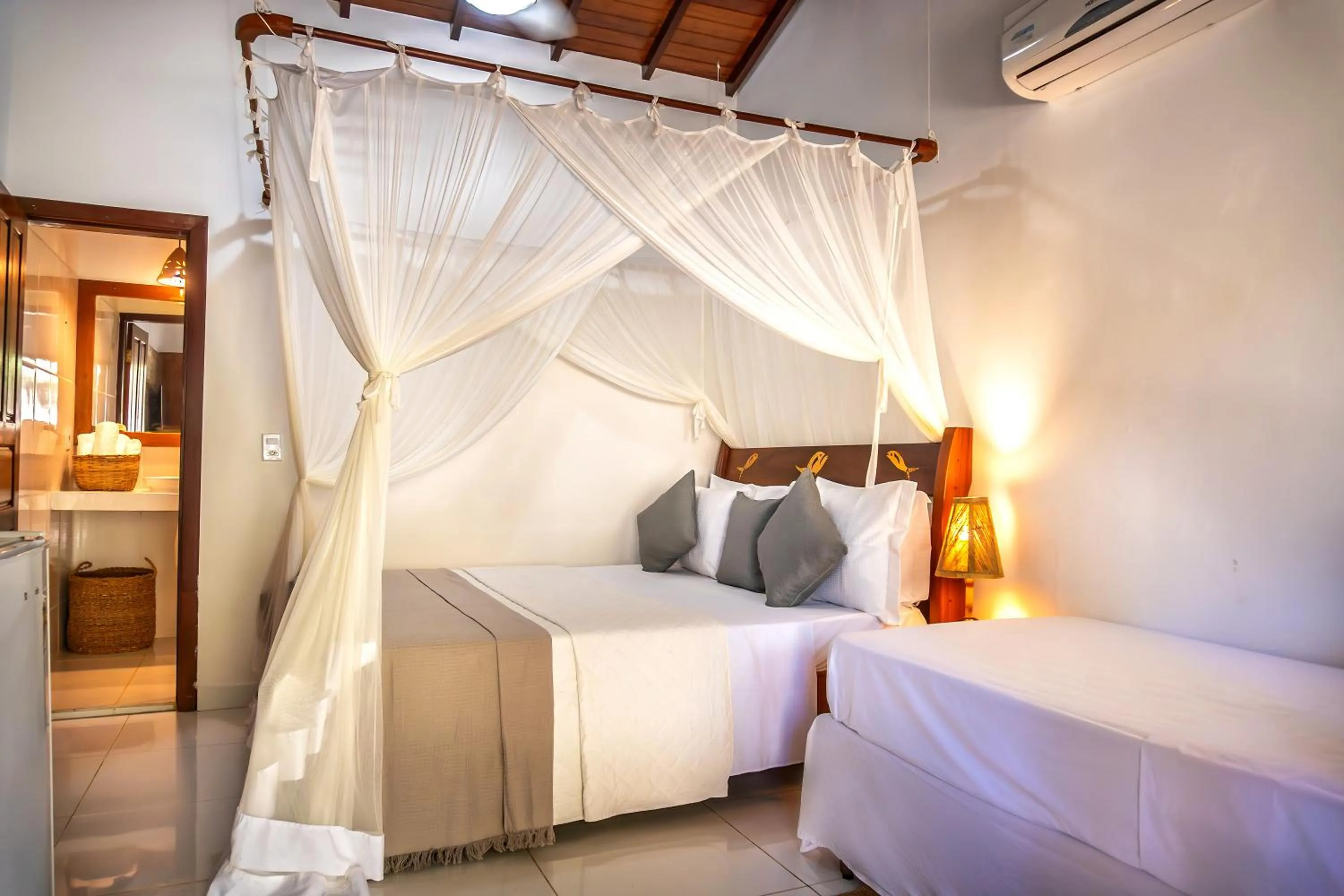 Bed in Pousada Campestre