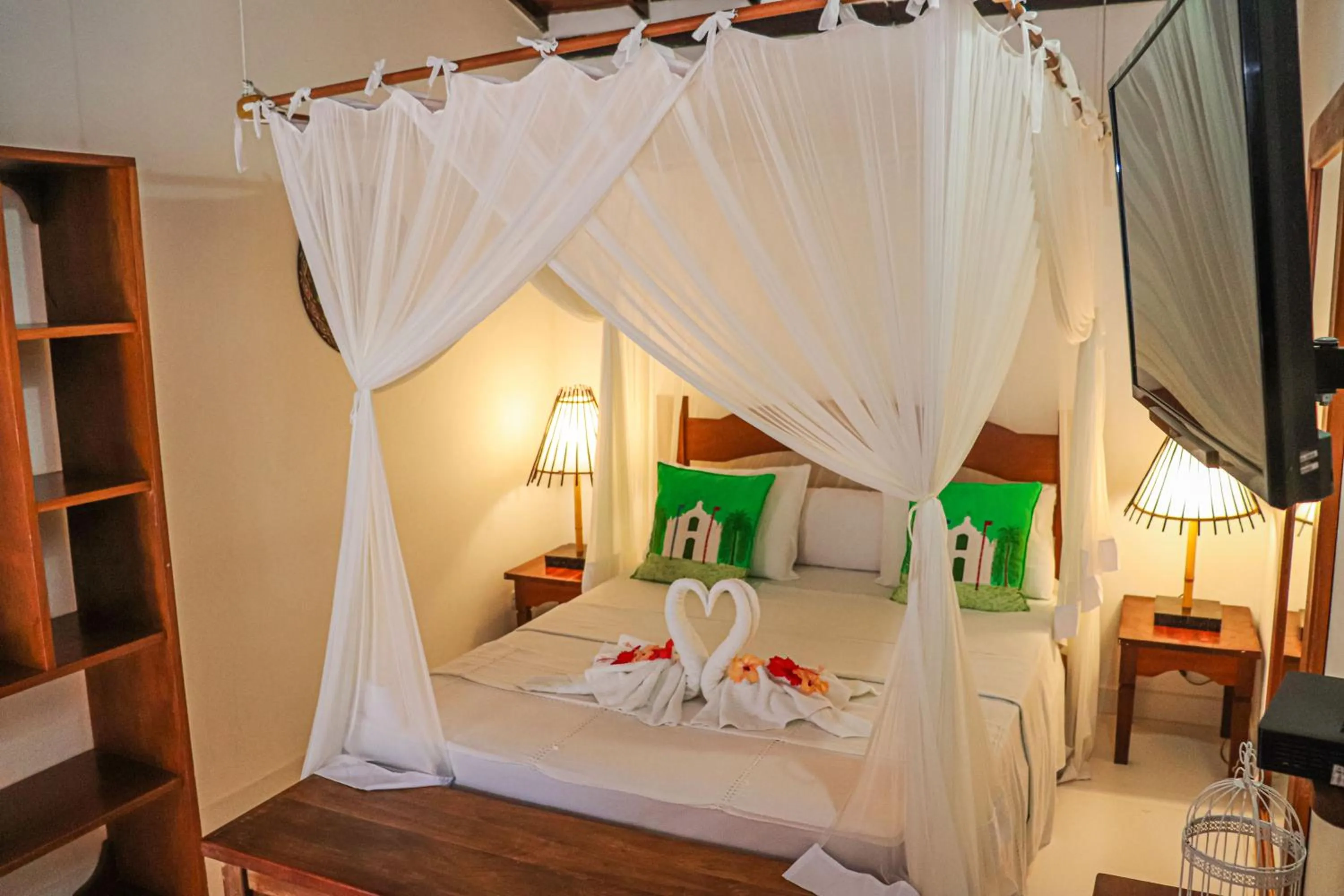 Bed in Pousada Campestre