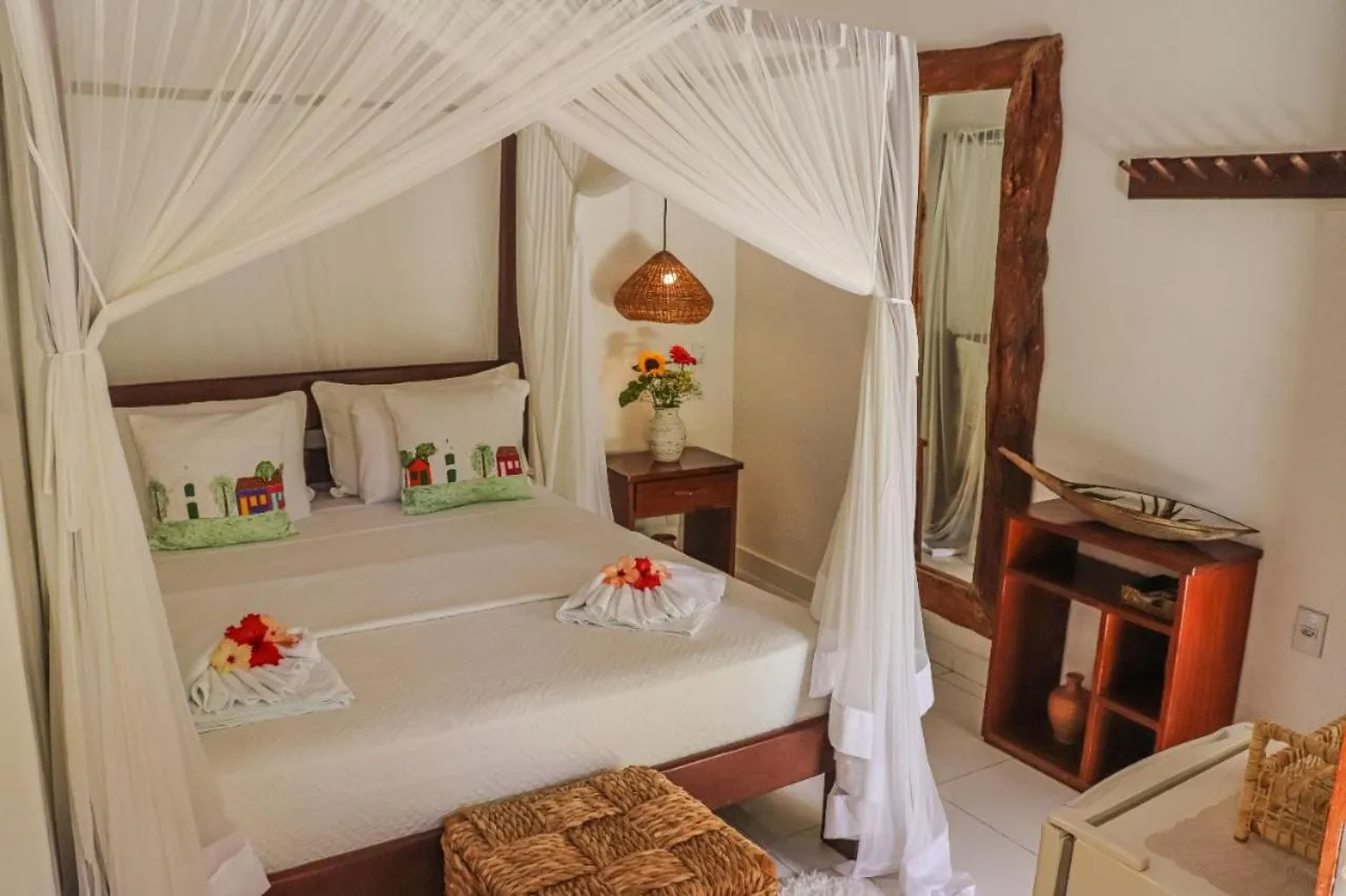 Bed in Pousada Campestre