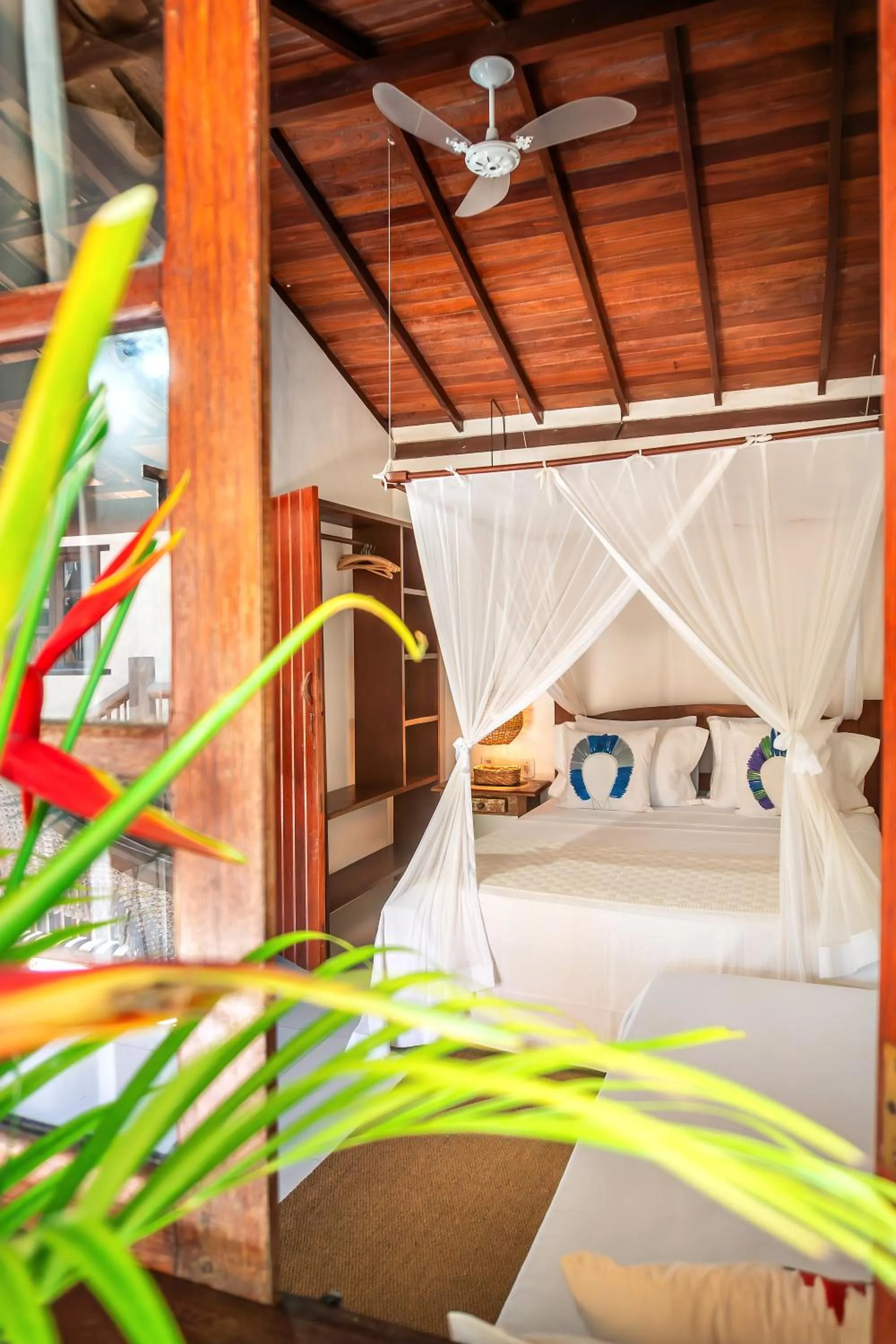 Bed in Pousada Campestre