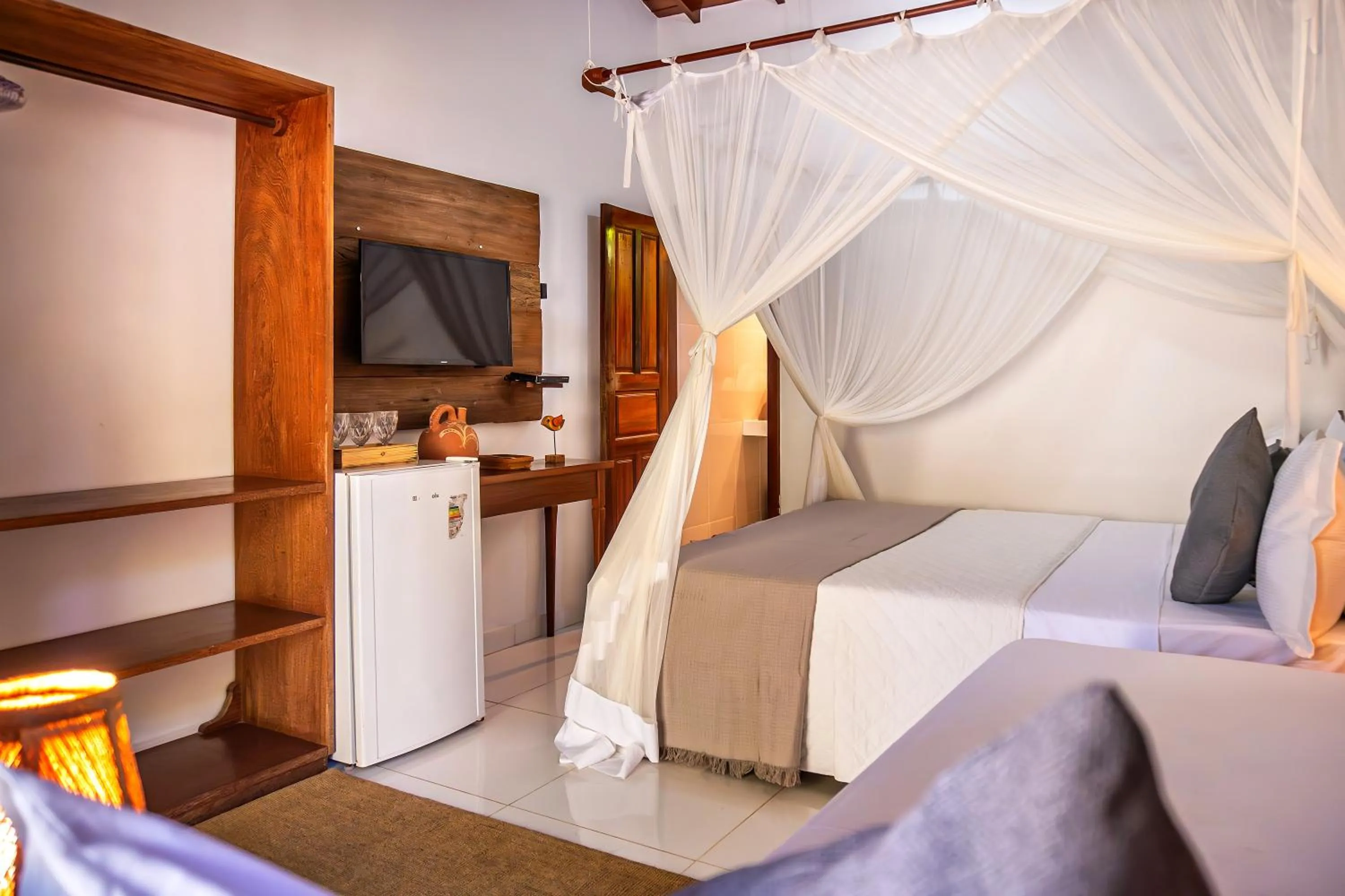 Bed in Pousada Campestre