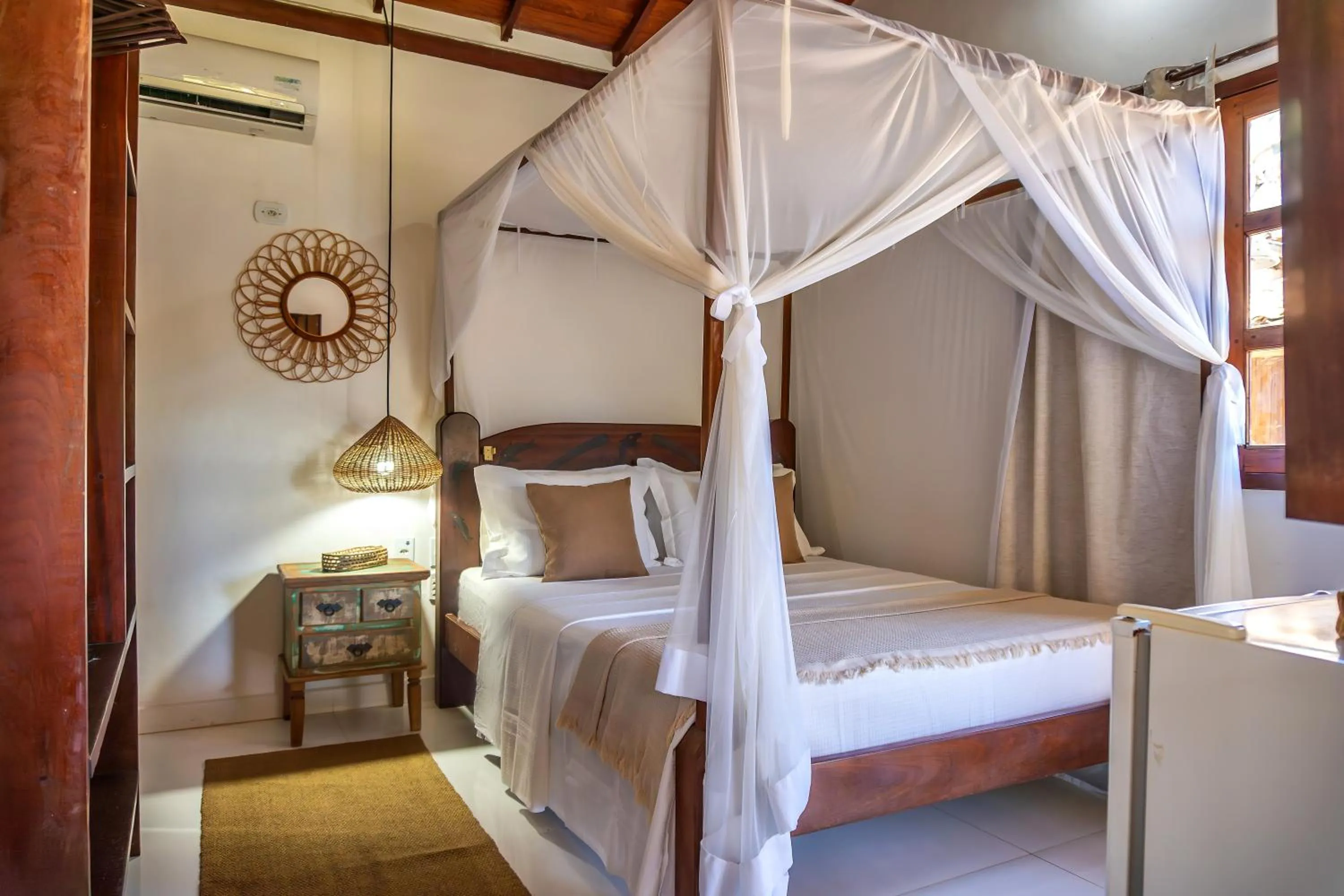 Bed in Pousada Campestre