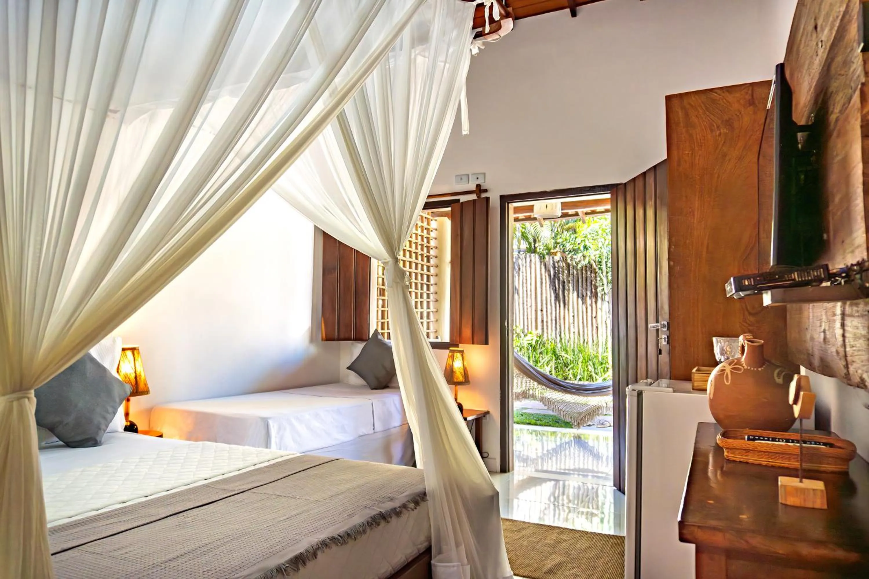 Bed in Pousada Campestre