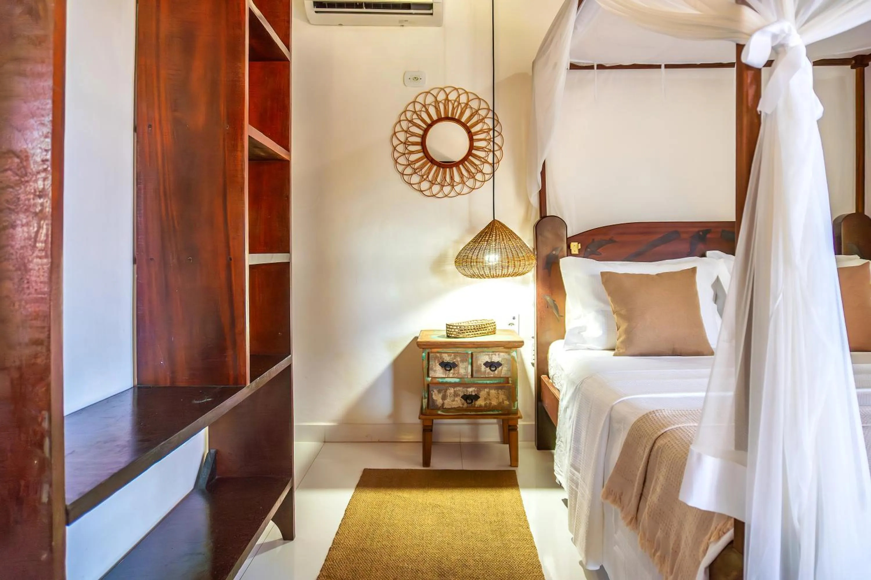 Bed in Pousada Campestre