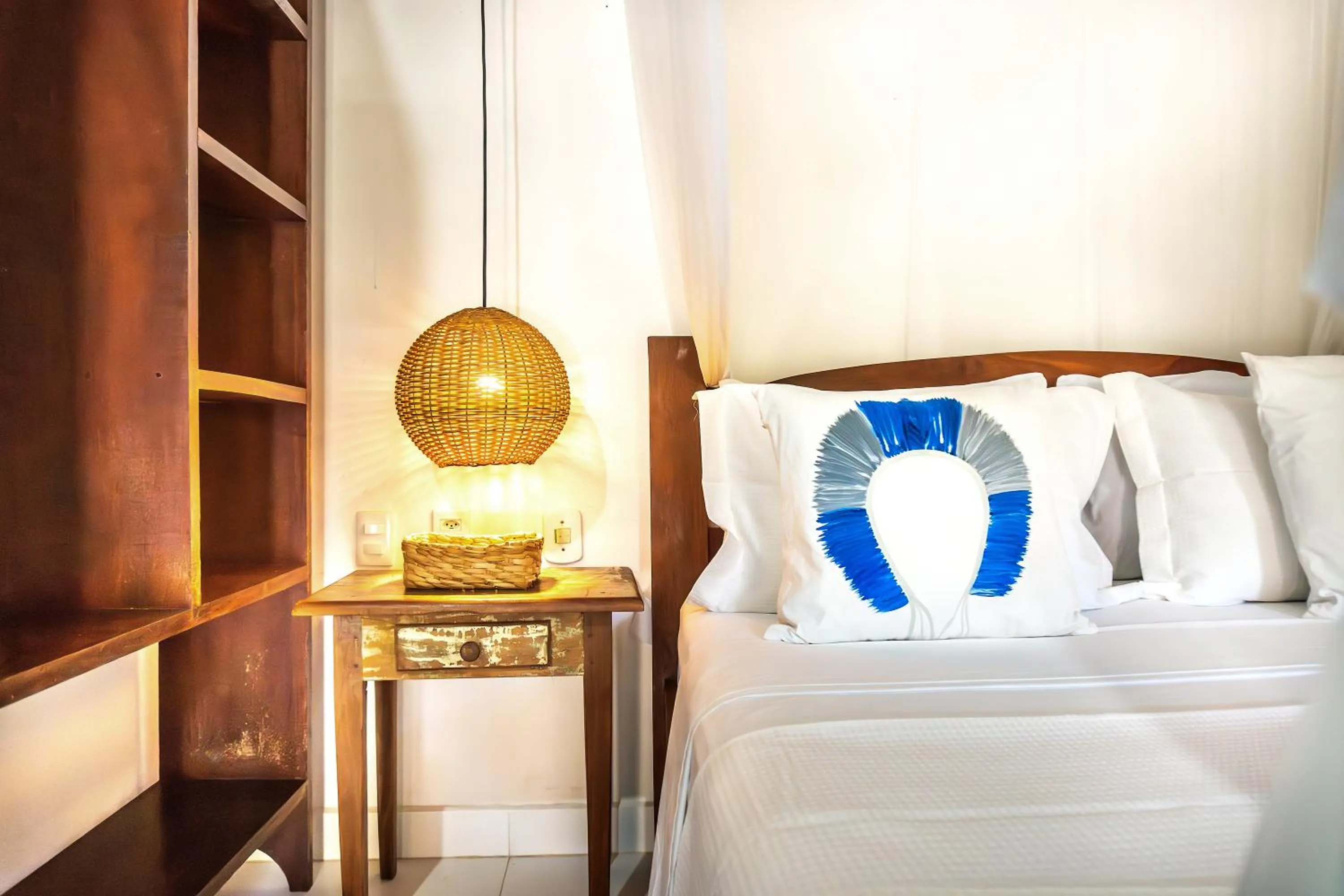 Bed in Pousada Campestre