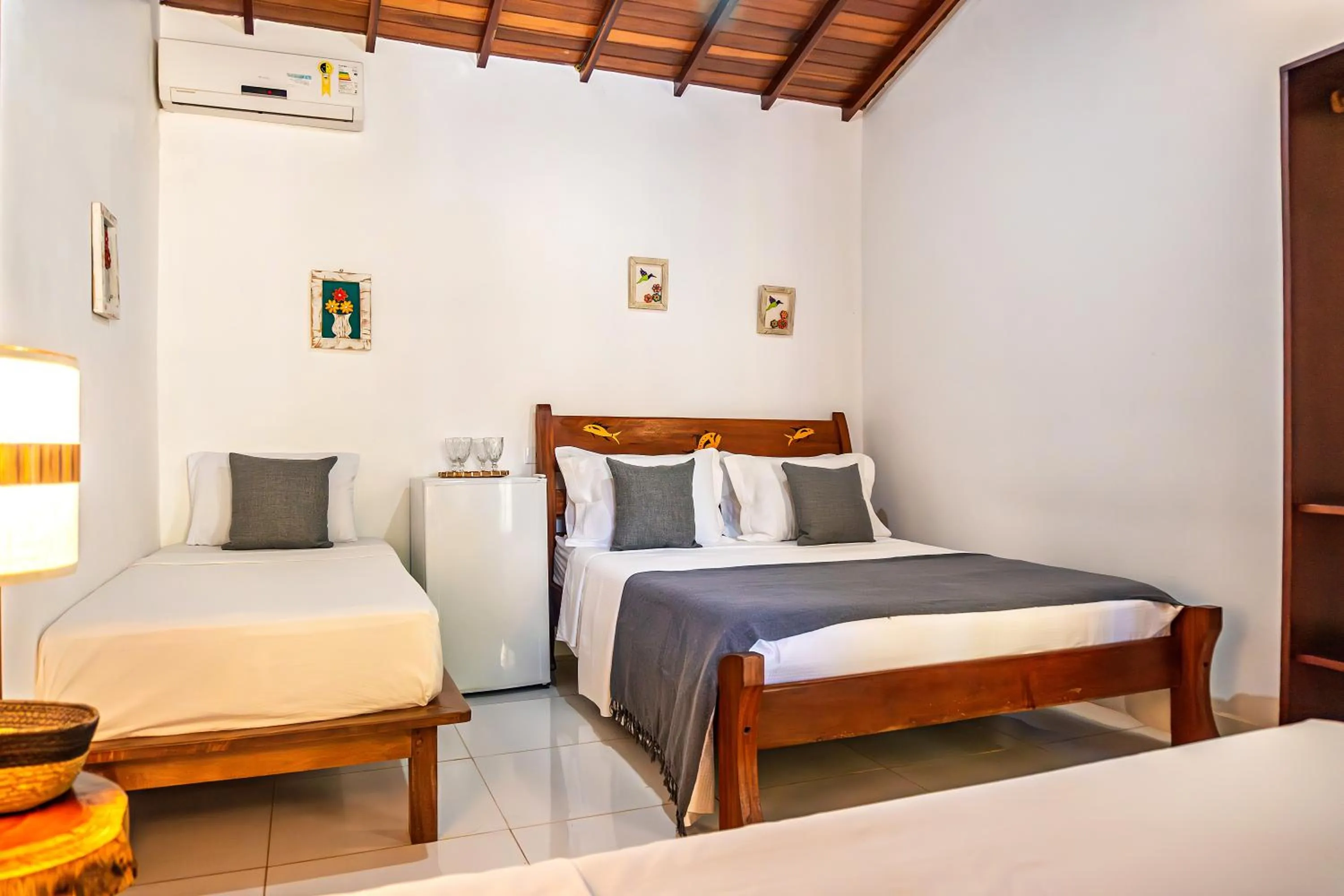 Bed in Pousada Campestre