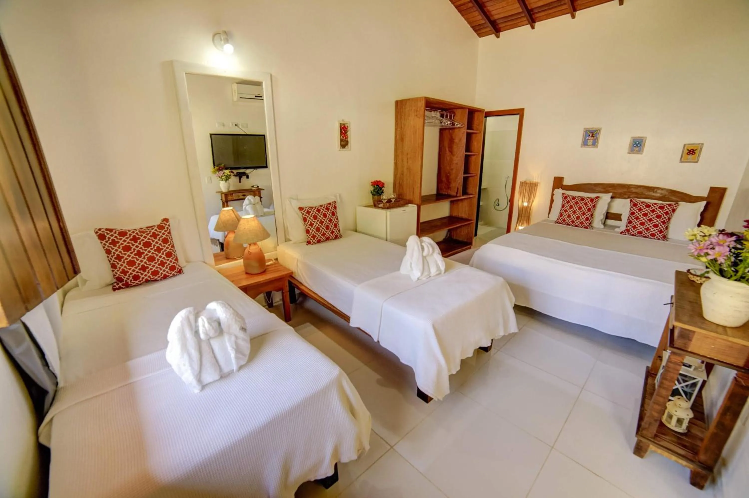 Bed in Pousada Campestre