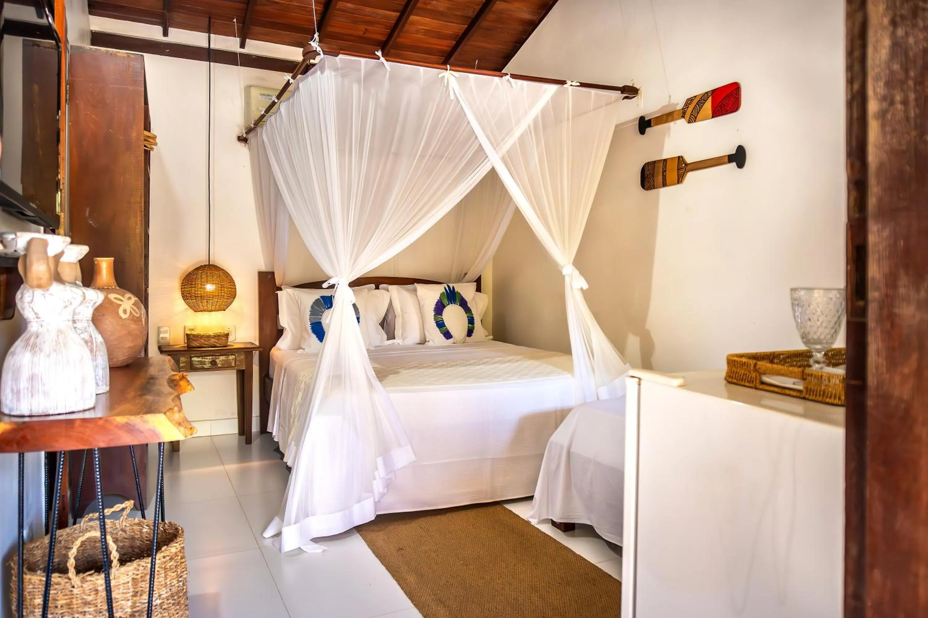 Bed in Pousada Campestre