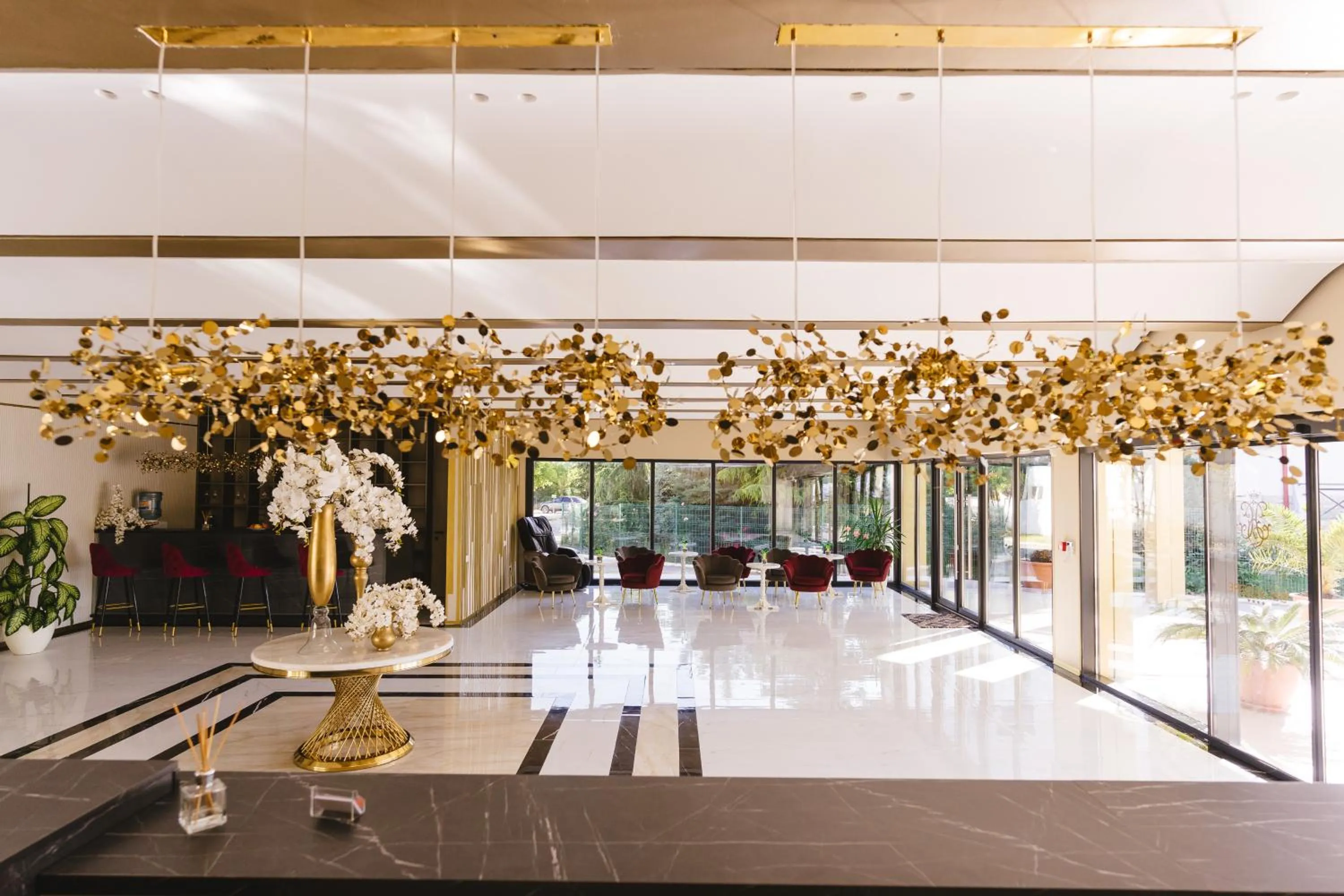 Lobby or reception in Hotel Belvedere