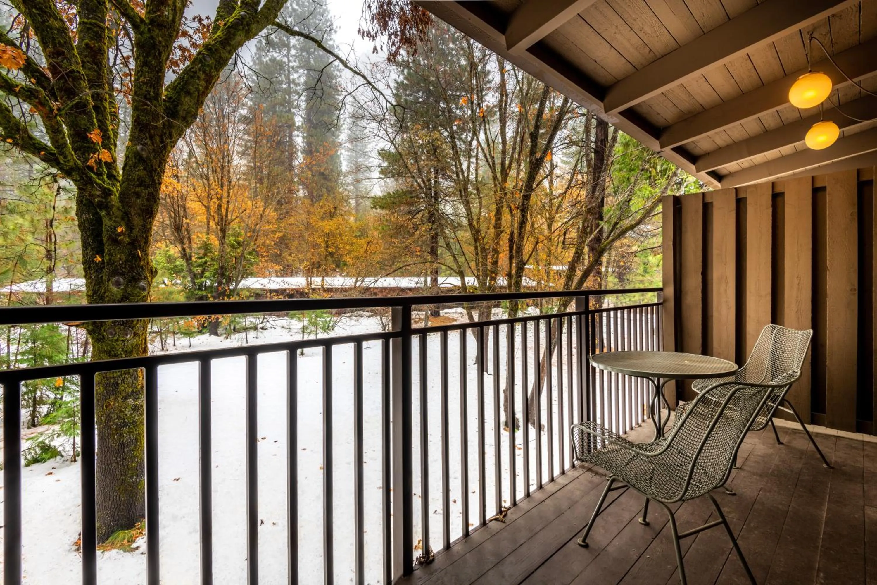 Patio in Yosemite Valley Lodge