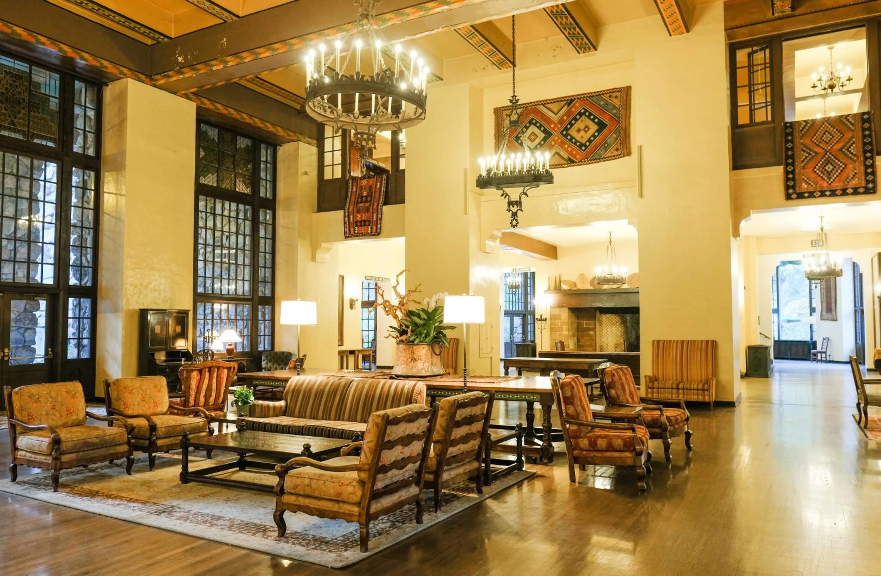 Lobby or reception in The Ahwahnee