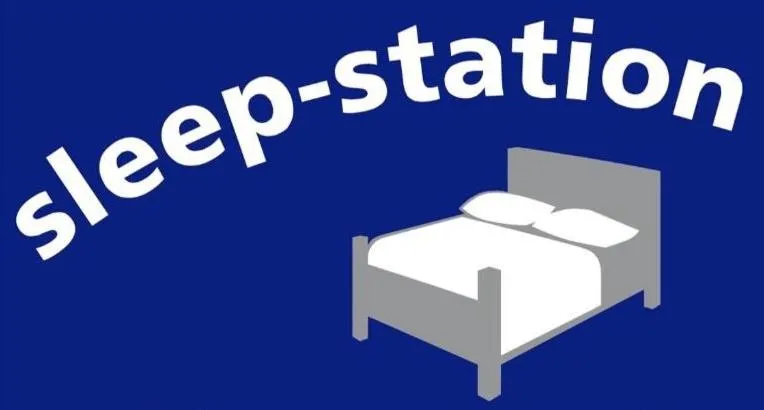 Property logo or sign, Bed in Hotel sleep-station