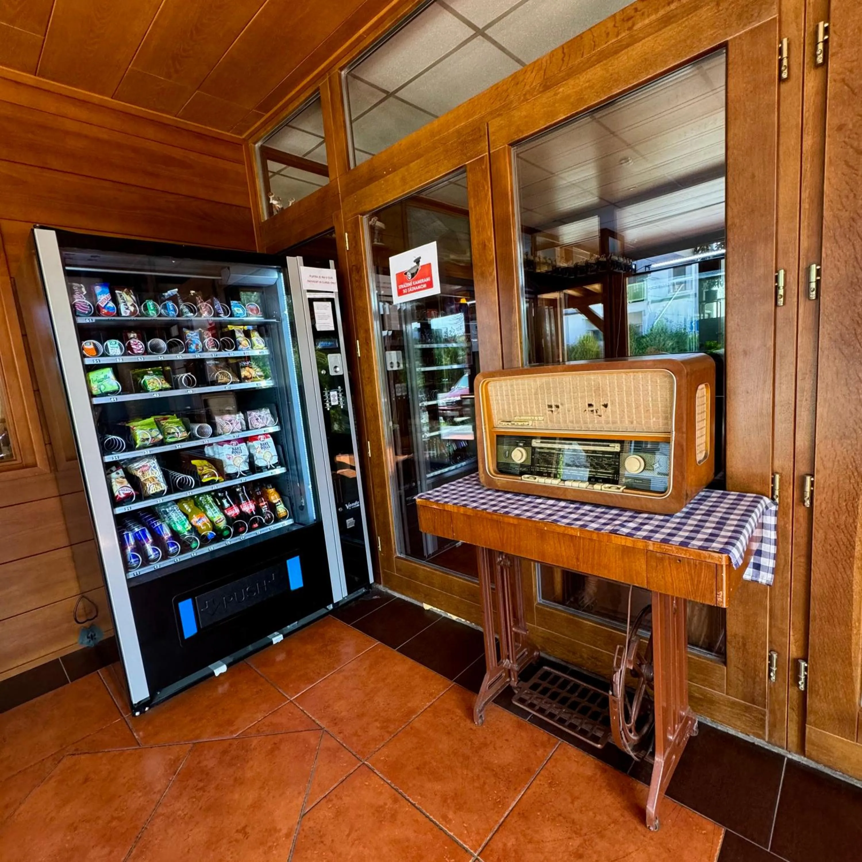 vending machine in Hotel Avion