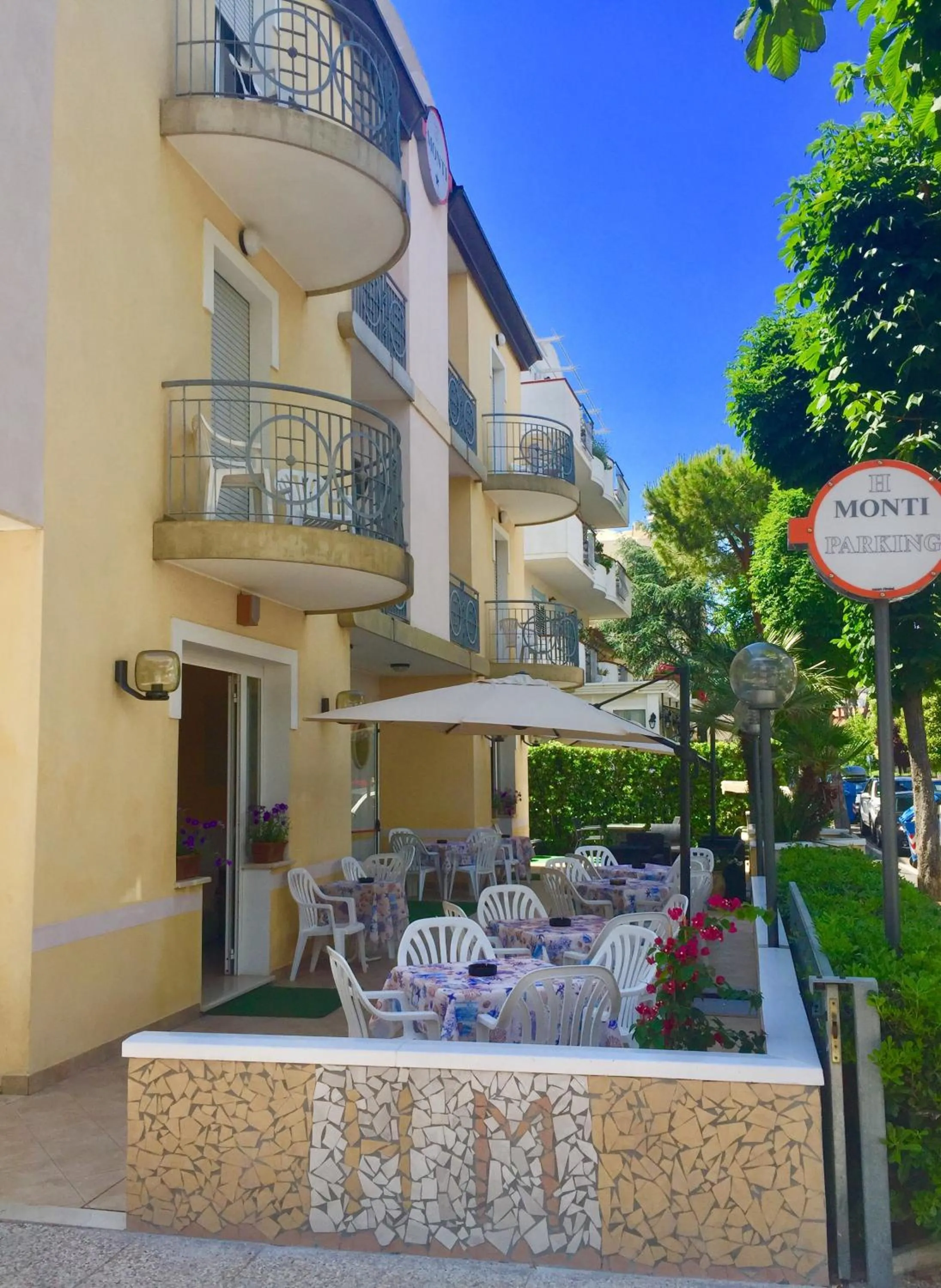 Property building in Hotel Monti